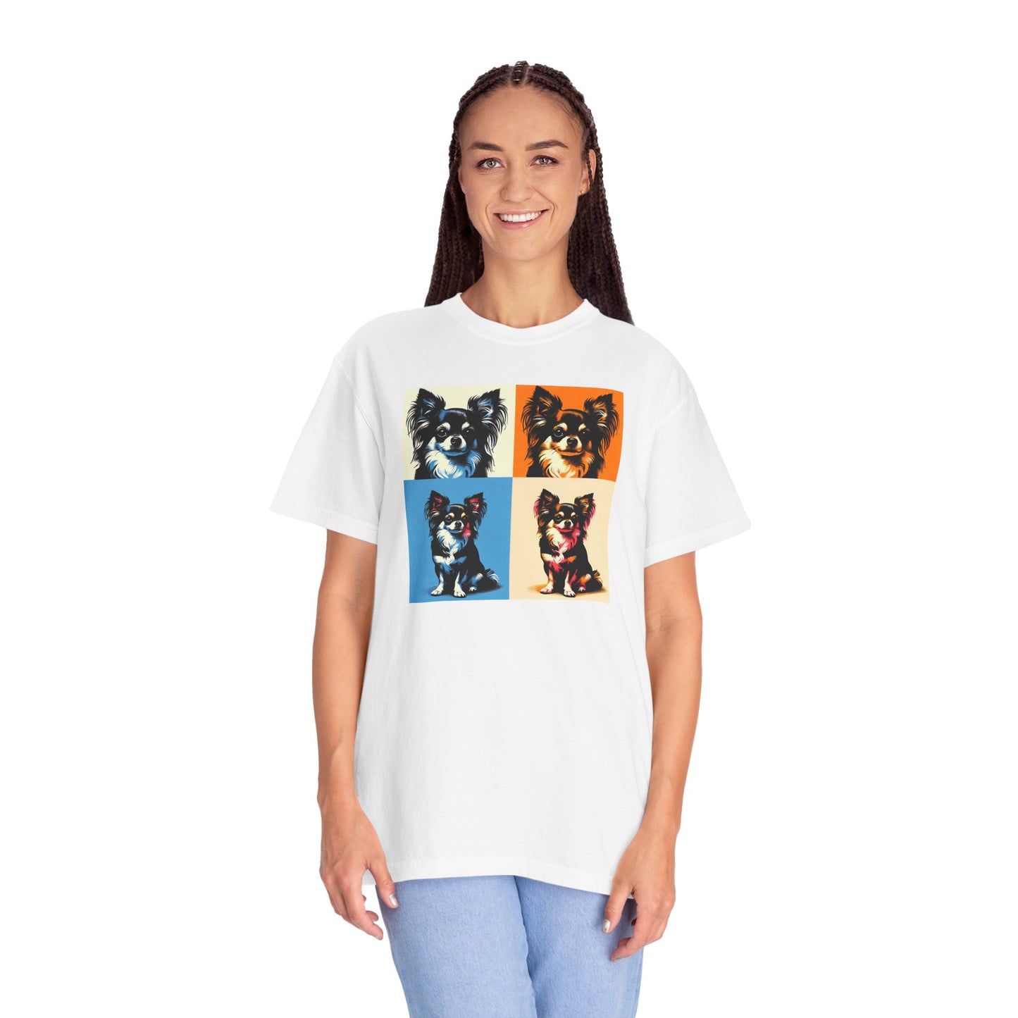 Chihuahua Pop Art Unisex T-shirt - Colorful Graphic Tee for Dog Lovers