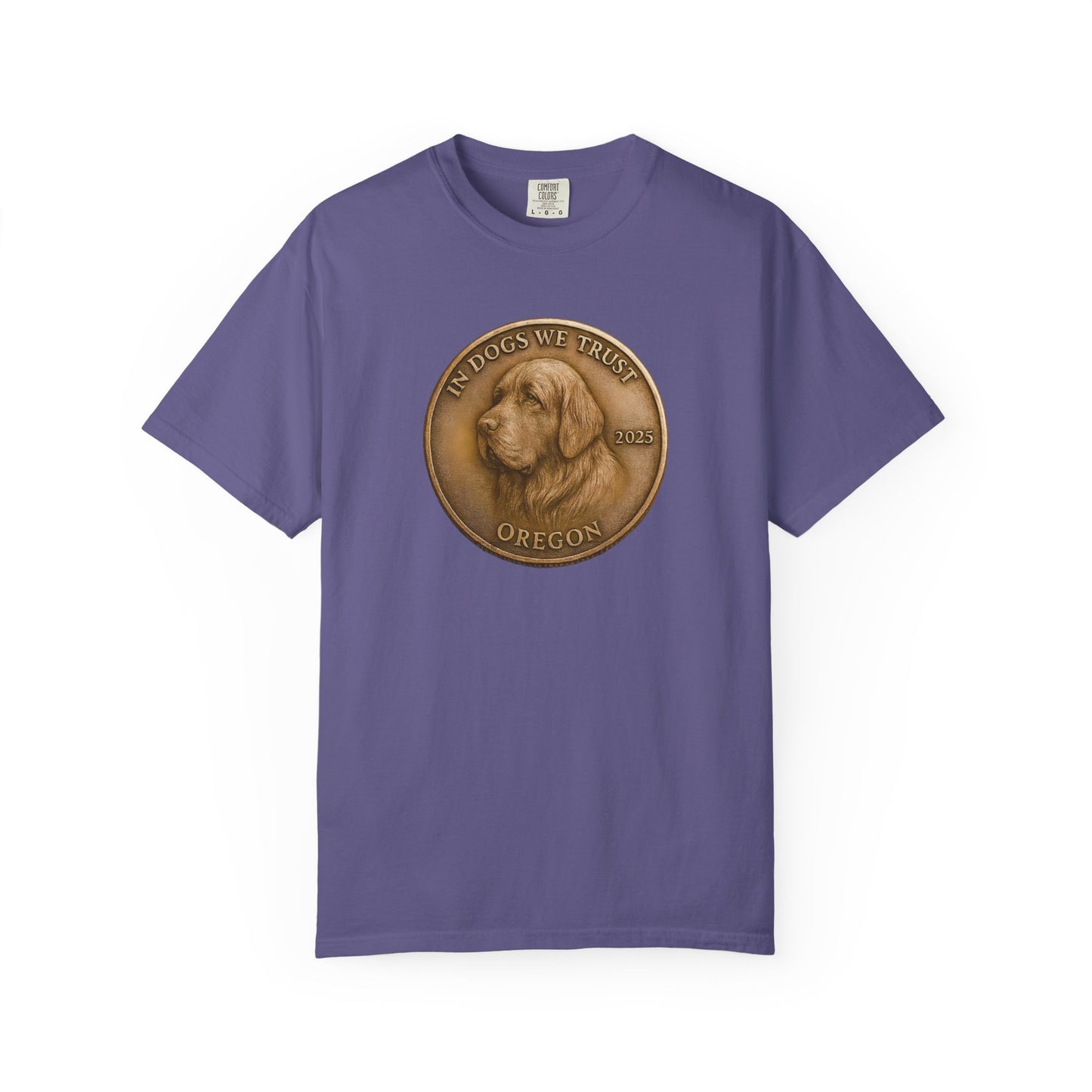 Oregon State Coin T-Shirt Collection - Proud Dog Breed Illustrations
