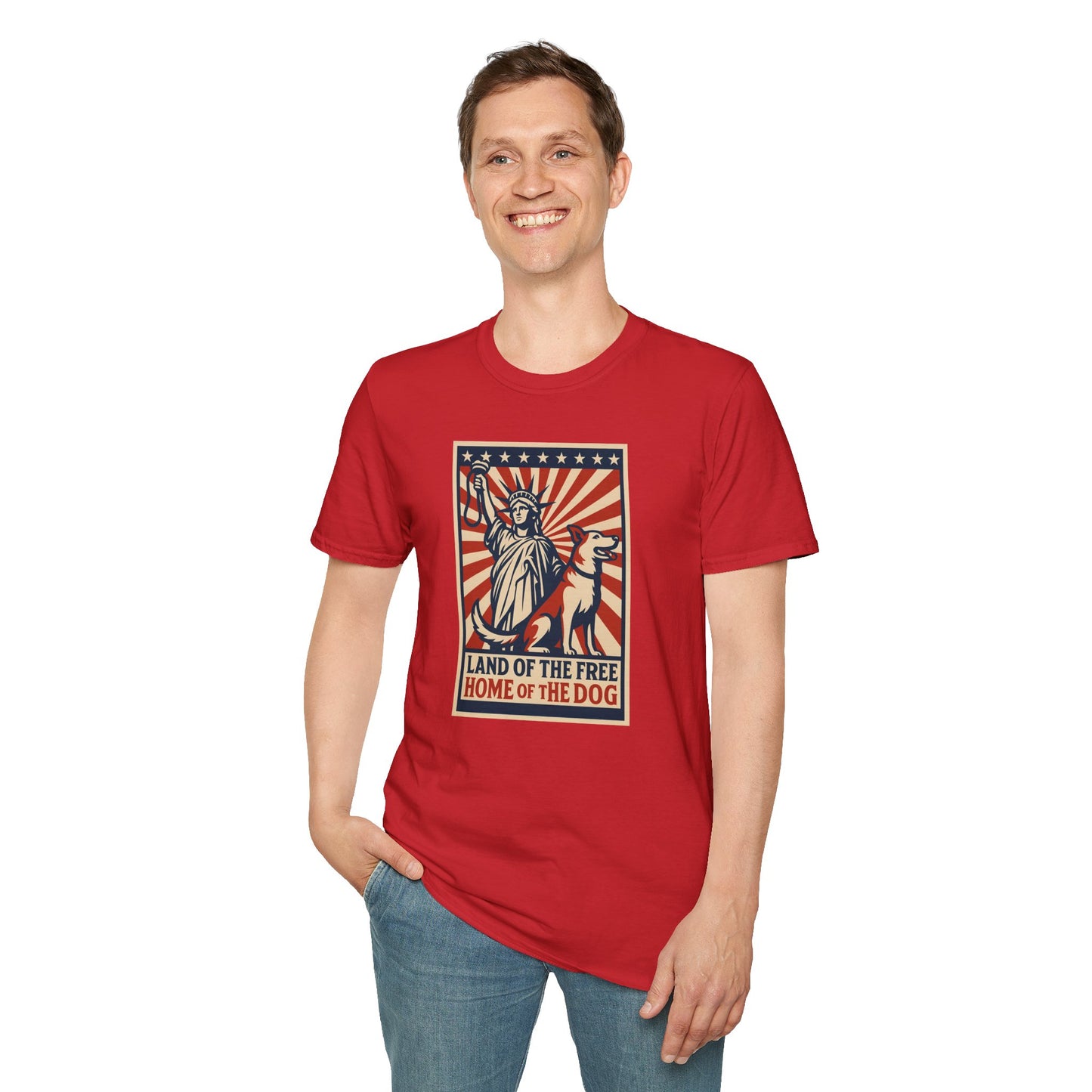 Patriotic Unisex T-Shirt with Flag Design, USA Pride Shirt, Everyday Wear, 4th of July Gift, Casual Style, American Flag Tee