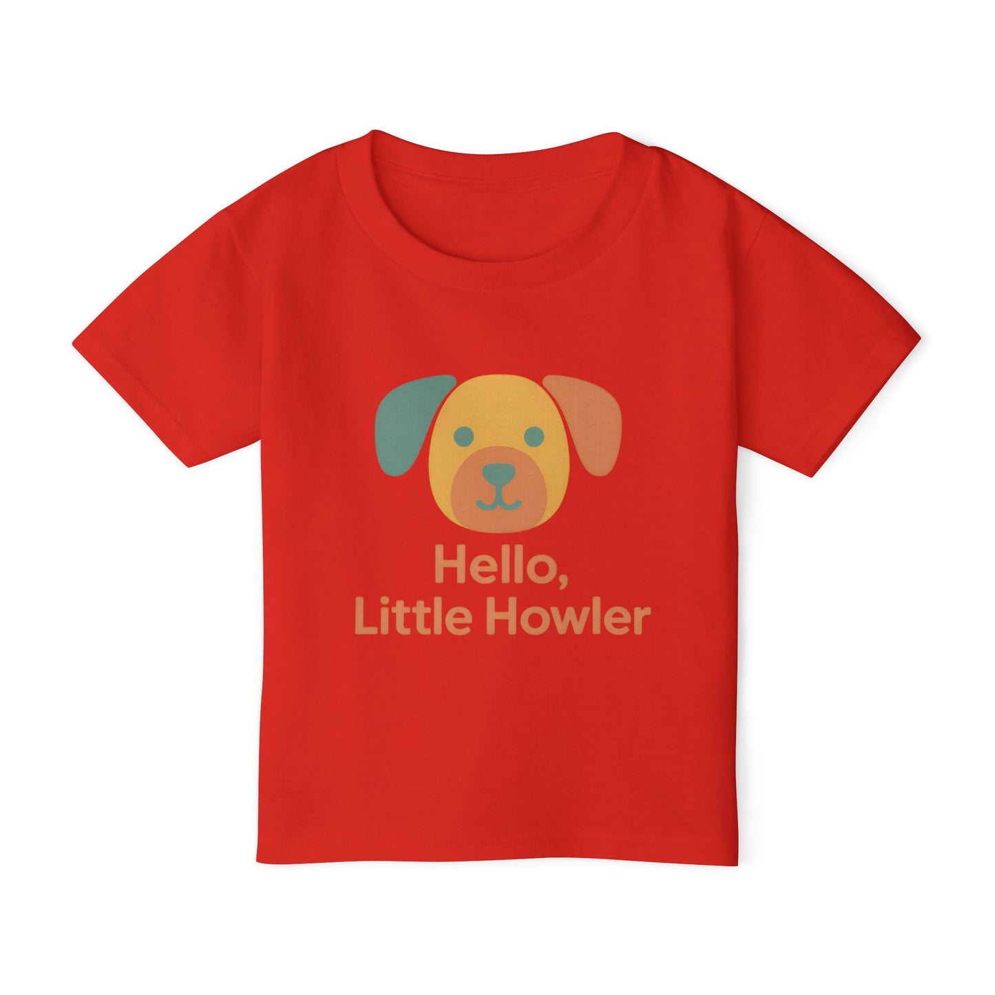 Adorable Toddler T-Shirt, Cute Dog Shirt, Hello Little Howler Tee, Kids Gift, Pet Lover Apparel, Fun Playtime Top