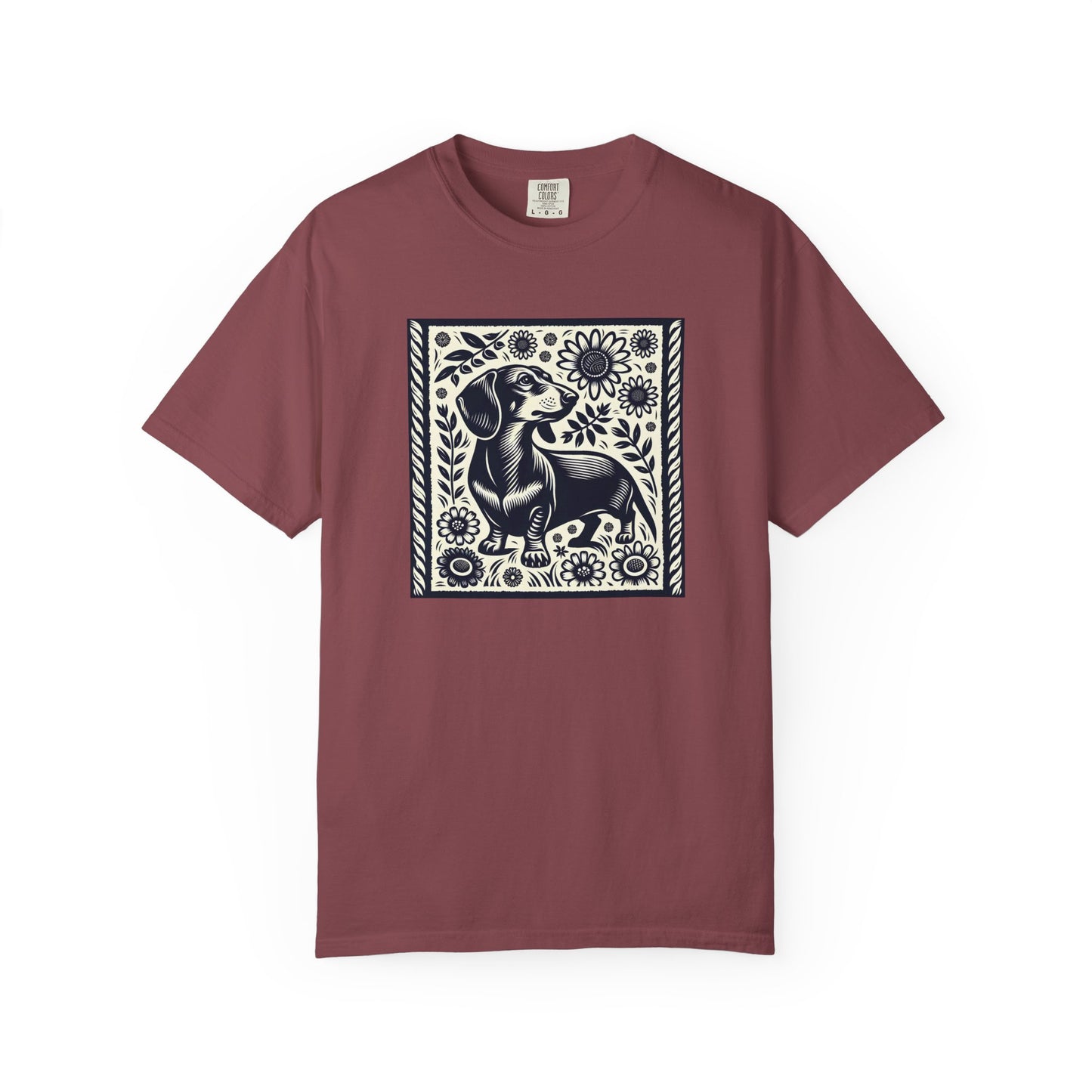 Dachshund Floral Unisex T-Shirt - Perfect for Dog Lovers