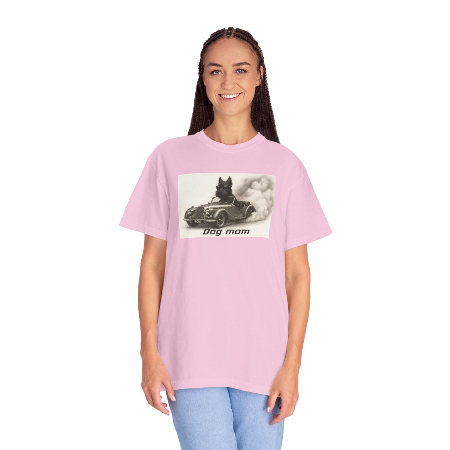 Dog Mom - Scottish Terrier - “Cool Dogs in Cool Cars” T-Shirt Collection! 🐶🚗
