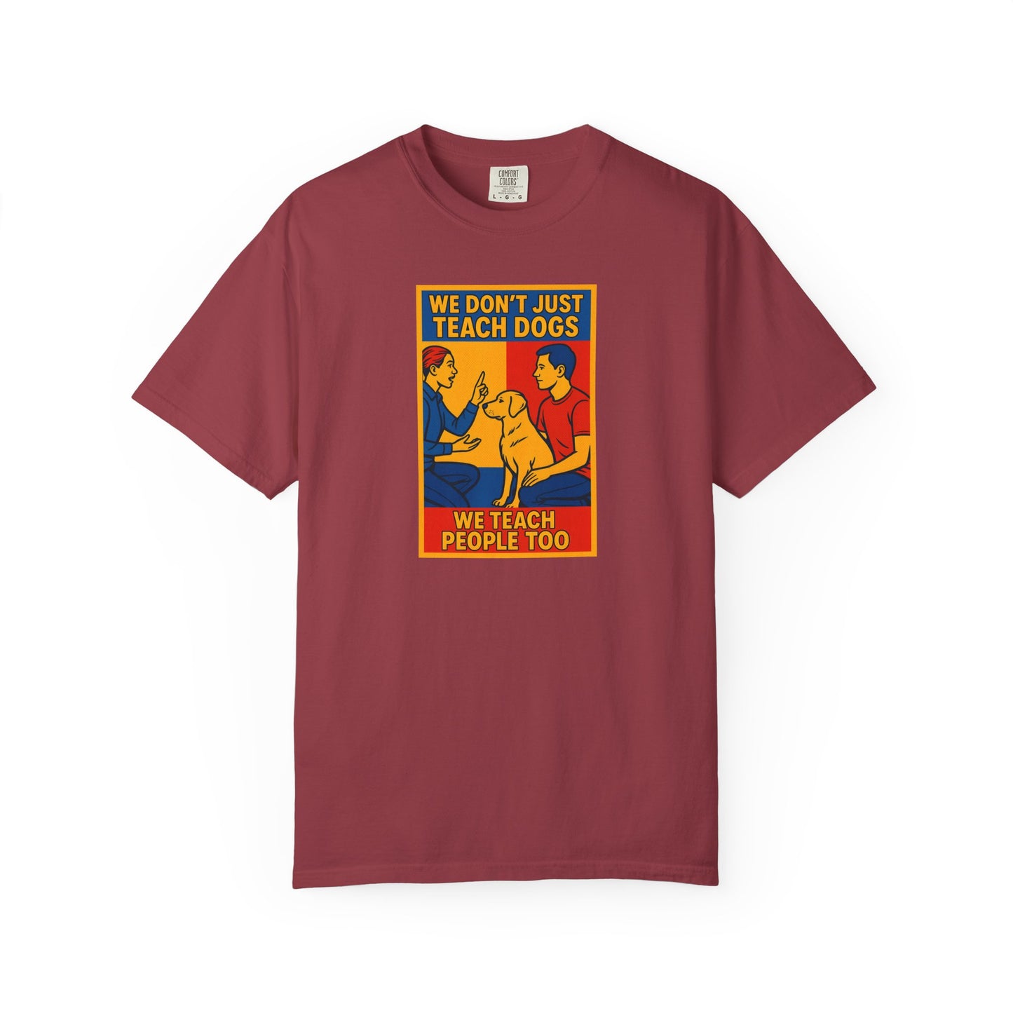 Teach Love Unisex T-shirt | Dog Training Humor Tee, Pet Lover Gift, Casual Wear, Funny Animal Shirt, Teacher Appreciation