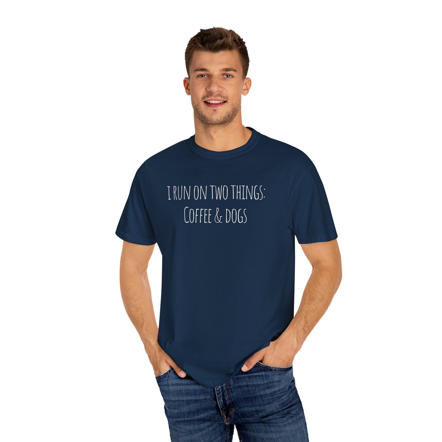 Coffee & Dogs Unisex T-Shirt - Casual Graphic Tee for Dog Lovers