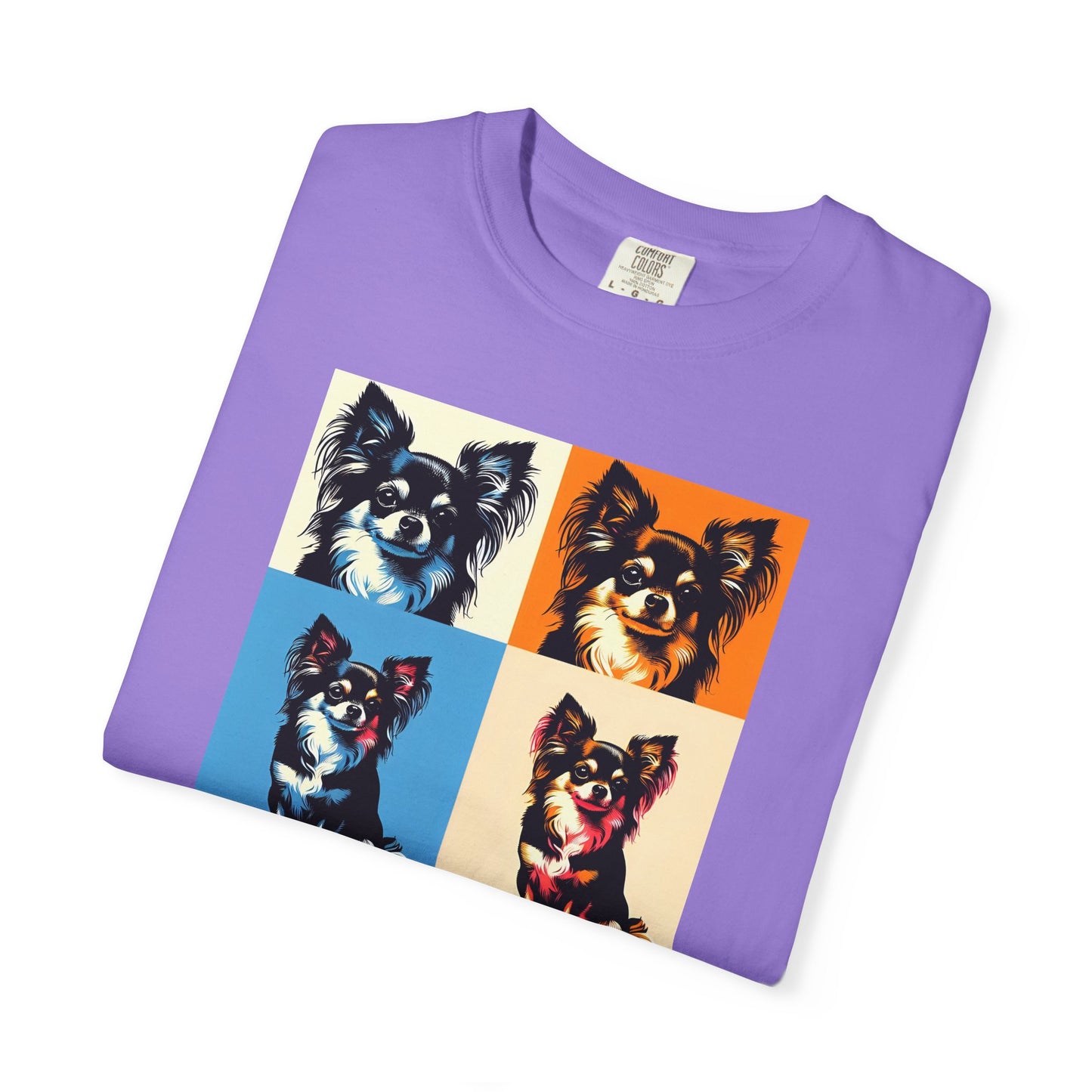 Chihuahua Pop Art Unisex T-shirt - Colorful Graphic Tee for Dog Lovers
