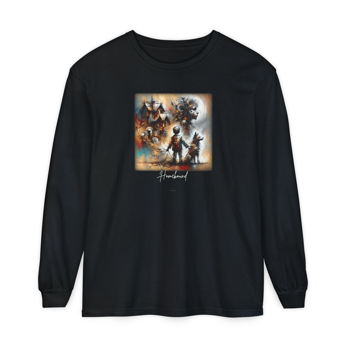 Homebound Long Sleeve T-Shirt - Vibrant Fantasy Design