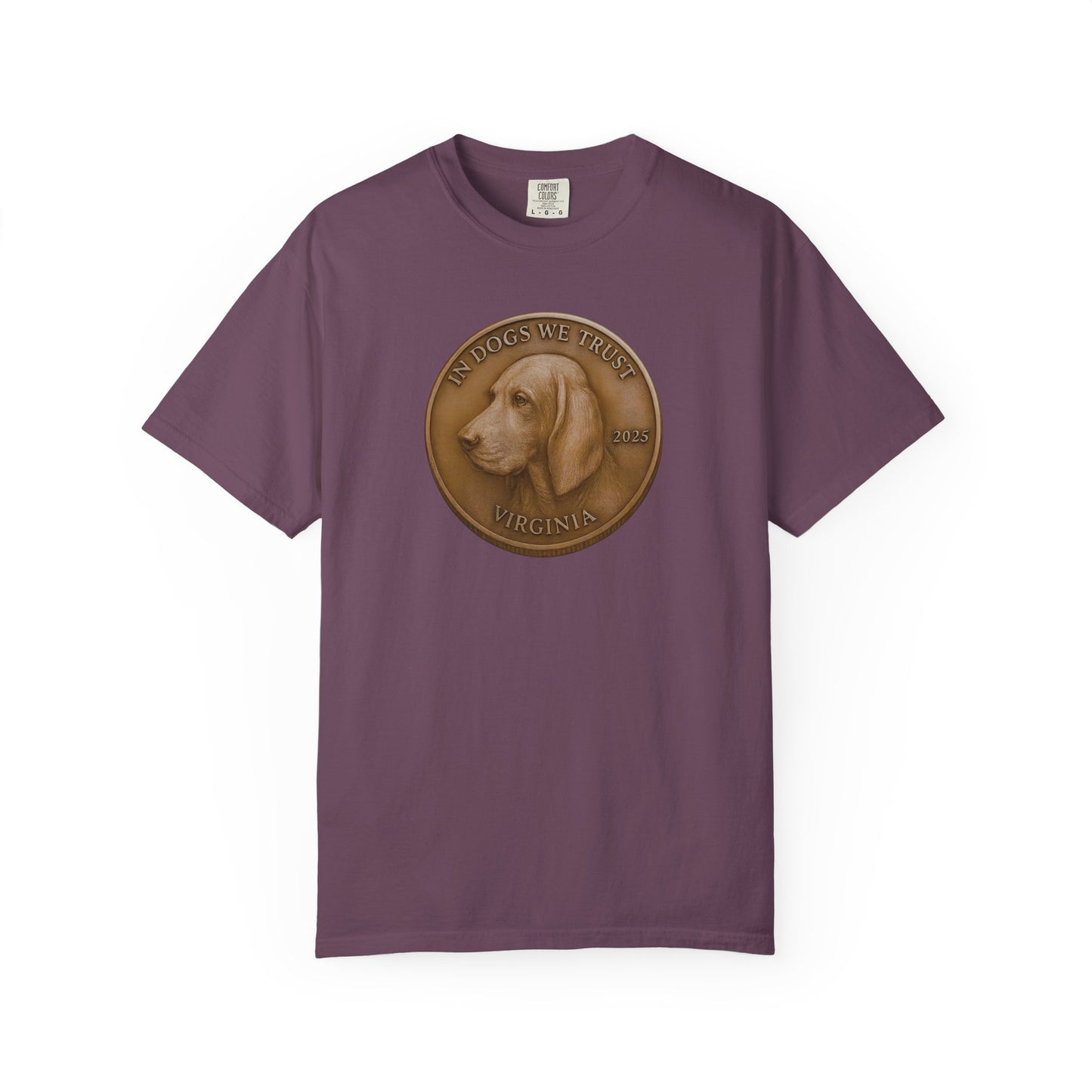 Virginia State Coin T-Shirt Collection - Proud Dog Breed Illustrations