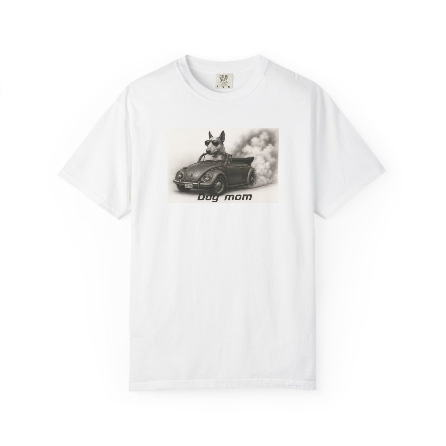 Dog Mom - Bull Terrier - “Cool Dogs in Cool Cars” T-Shirt Collection! 🐶🚗
