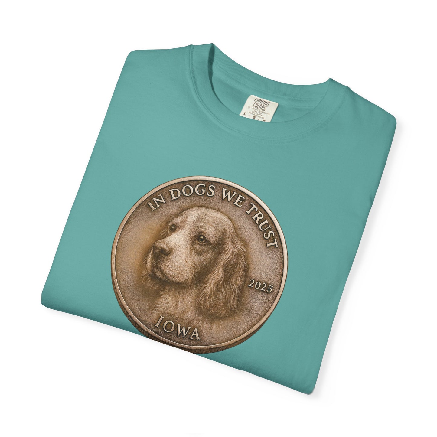 Iowa State Coin T-Shirt Collection - Proud Dog Breed Illustrations