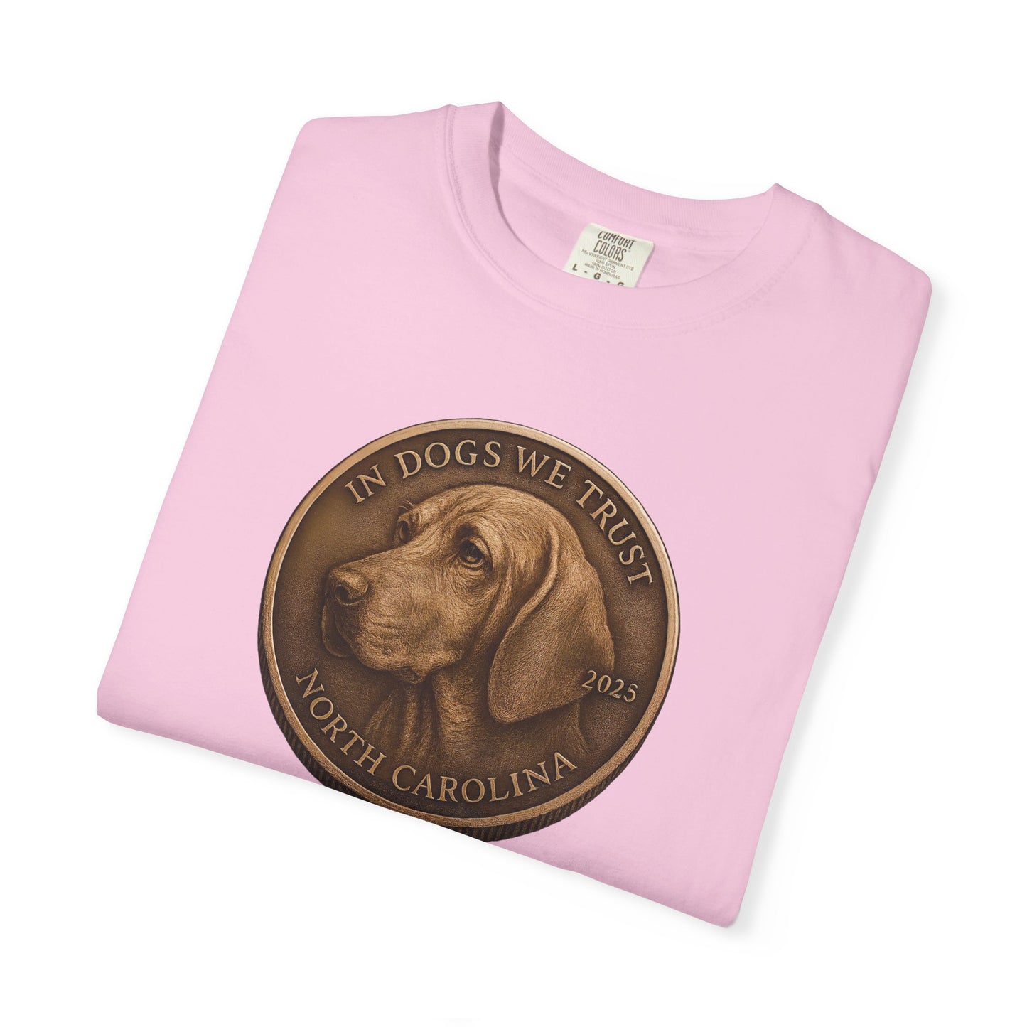 North Carolina State Coin T-Shirt Collection - Proud Dog Breed Illustrations