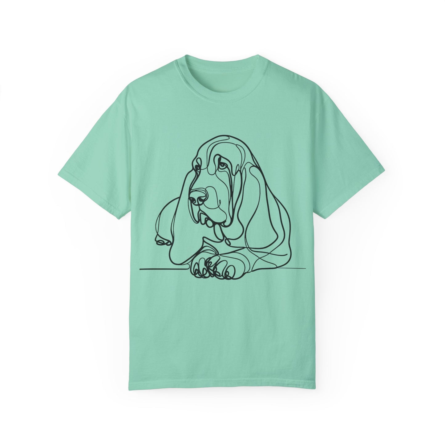 π Low & Loyal β Basset Hound Line Art Tee