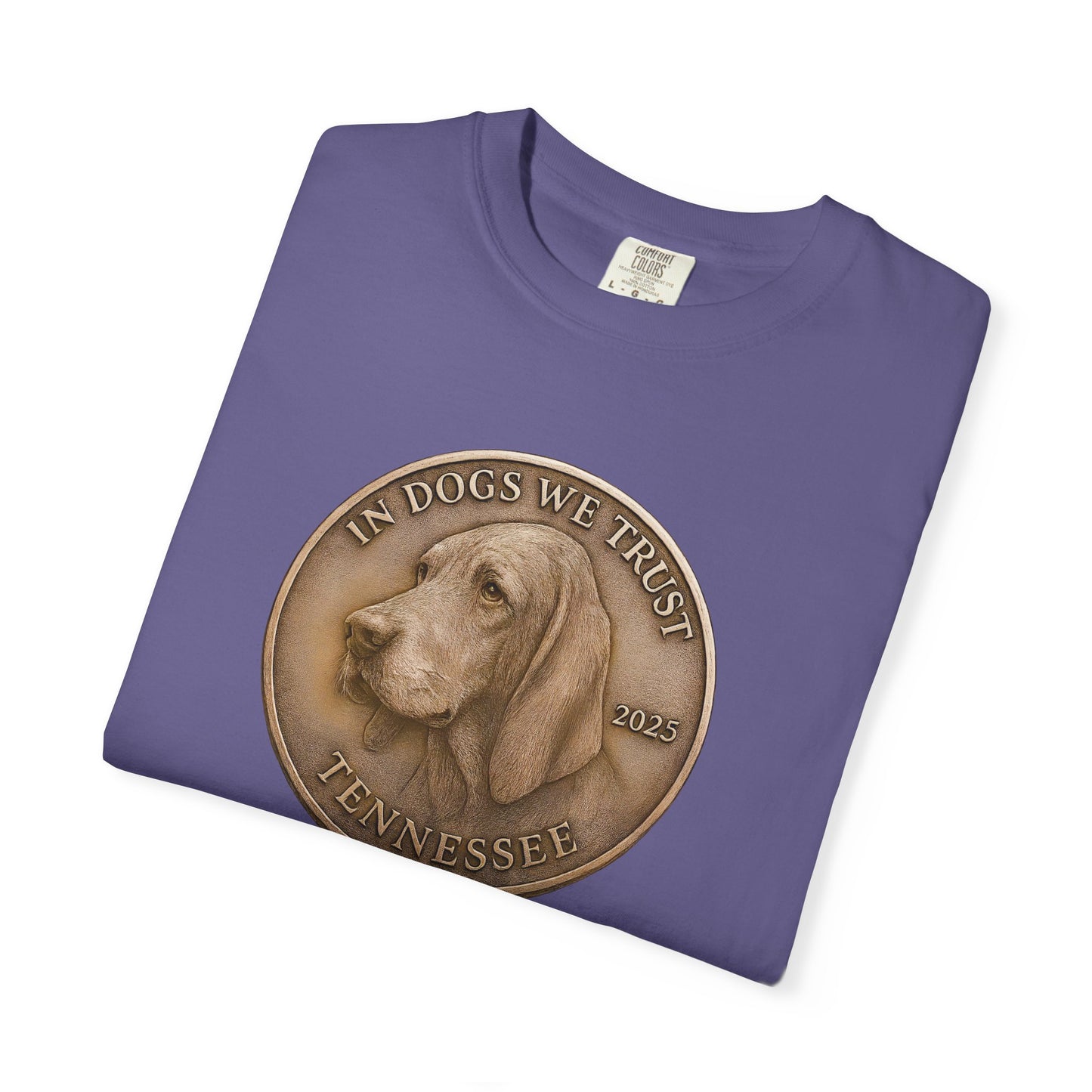 Tennessee State Coin T-Shirt Collection - Proud Dog Breed Illustrations
