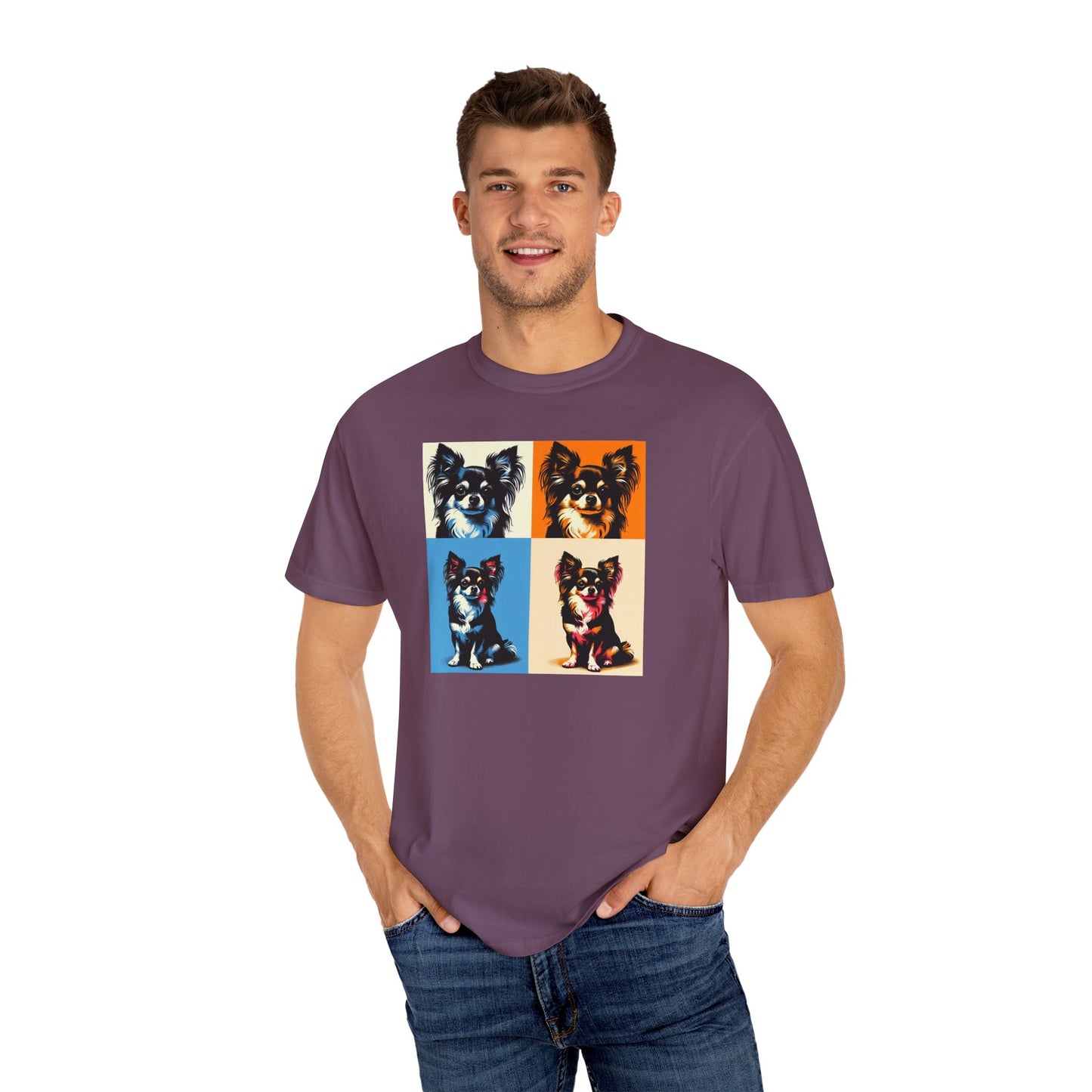 Chihuahua Pop Art Unisex T-shirt - Colorful Graphic Tee for Dog Lovers