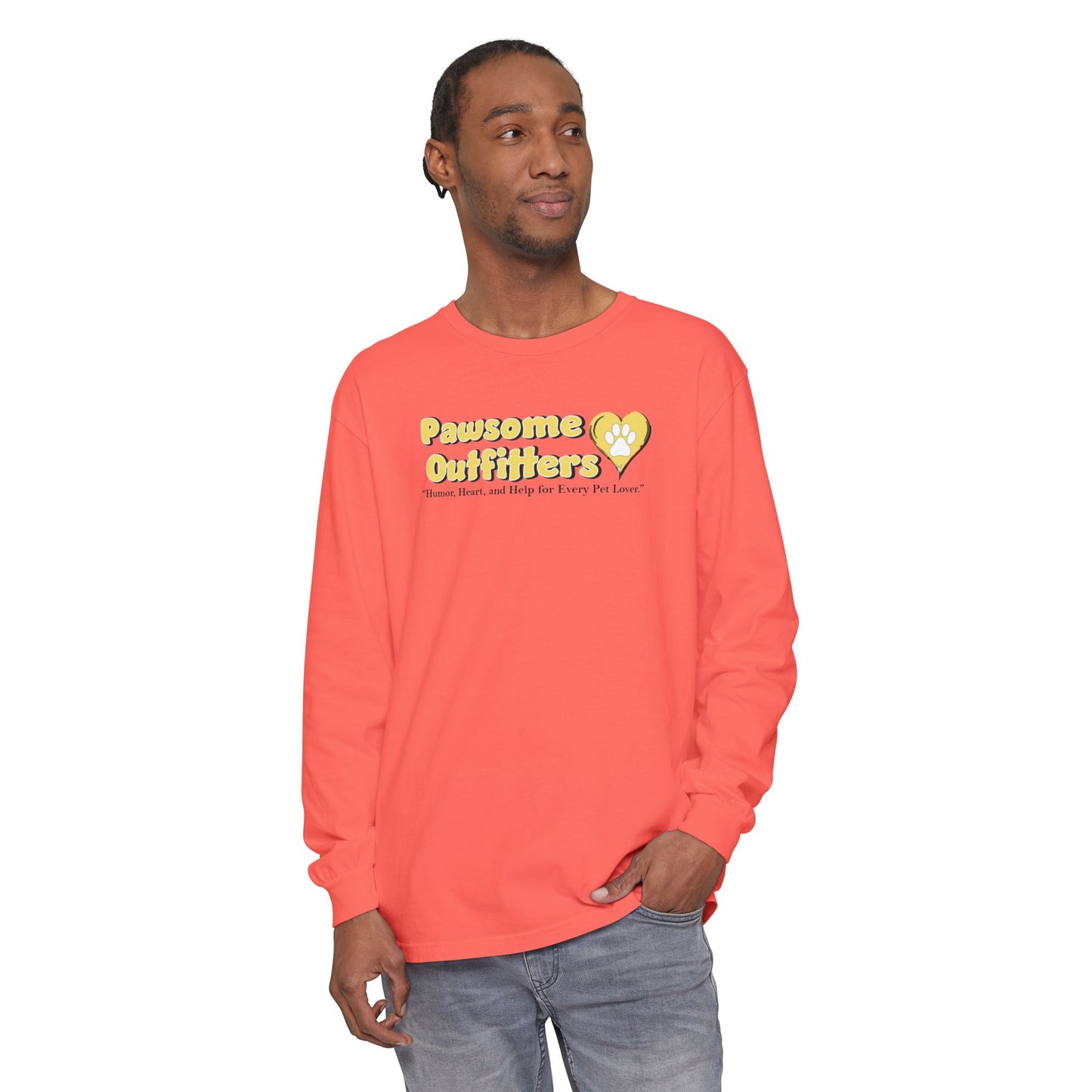 Pawsome Outfitters Unisex Garment-dyed Long Sleeve T-Shirt