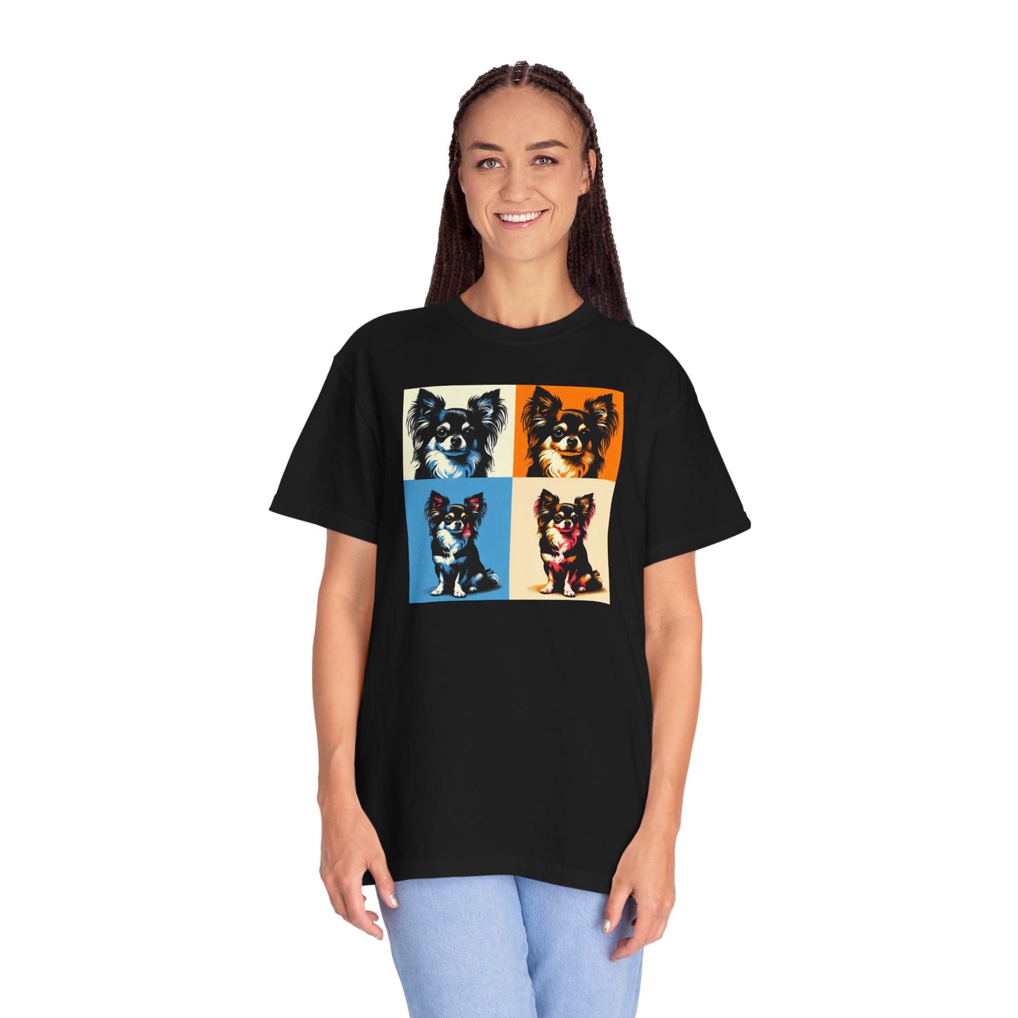 Chihuahua Pop Art Unisex T-shirt - Colorful Graphic Tee for Dog Lovers