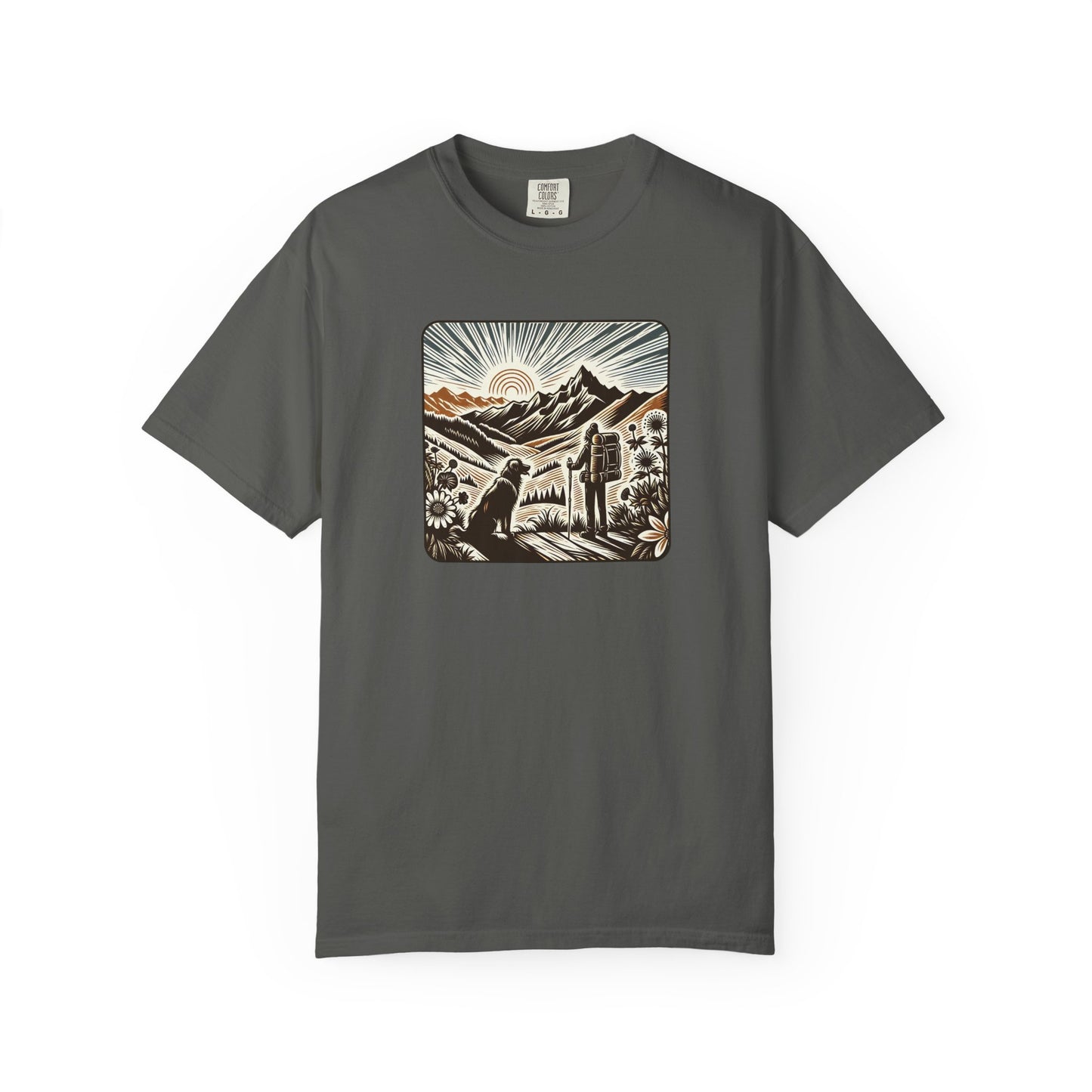 Adventure Awaits Unisex Garment-Dyed T-Shirt