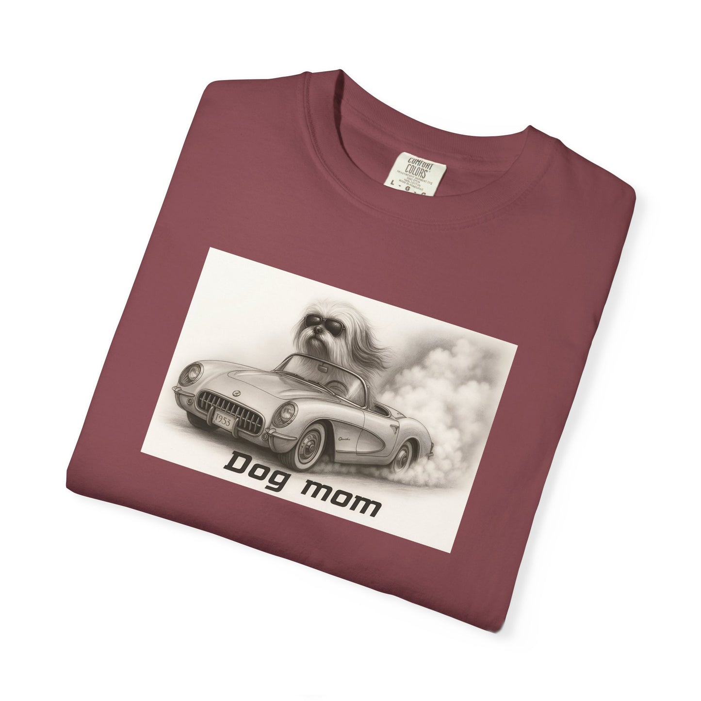 Dog Mom - Lhasa Apso- “Cool Dogs in Cool Cars” T-Shirt Collection! 🐶🚗