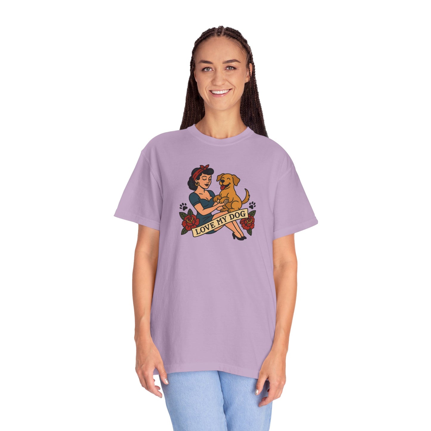 Love My Dog - T-Shirt, Perfect for Pet Owners, Gifts for Dog Lovers, Casual Wear, Love My Dog Shirt, Animal Lover Tee