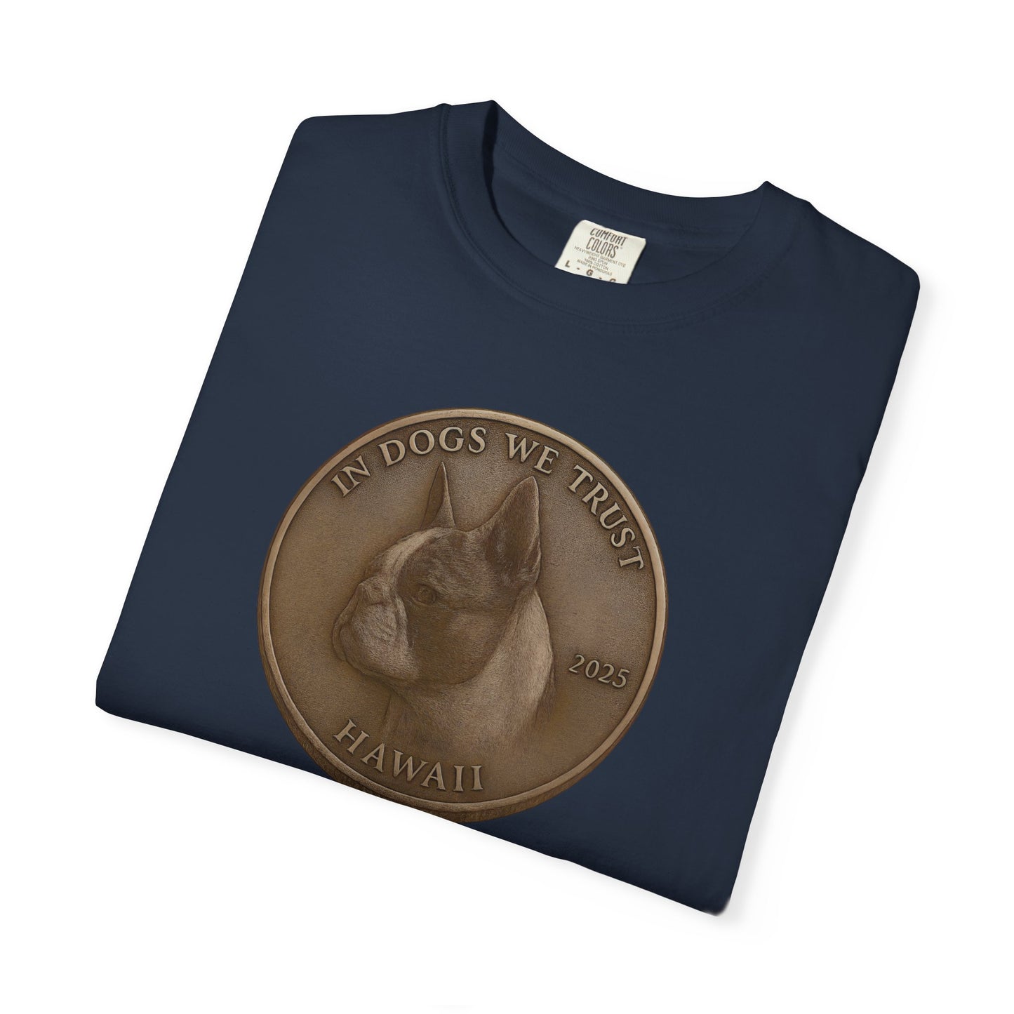 Hawaii State Coin T-Shirt Collection - Proud Dog Breed Illustrations
