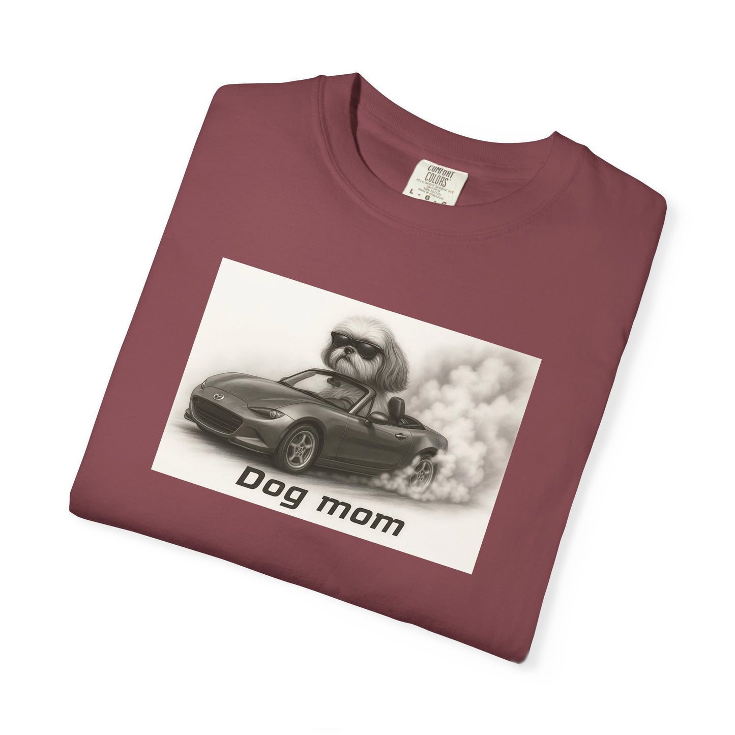Dog Mom - Shih Tzu - “Cool Dogs in Cool Cars” T-Shirt Collection! 🐶🚗