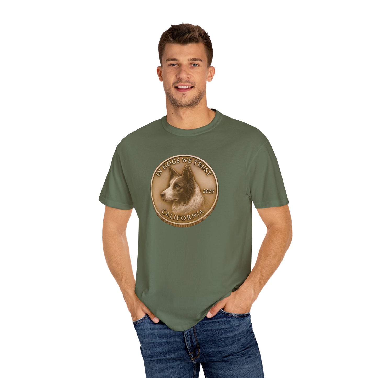 California State Coin T-Shirt Collection - Proud Dog Breed Illustrations