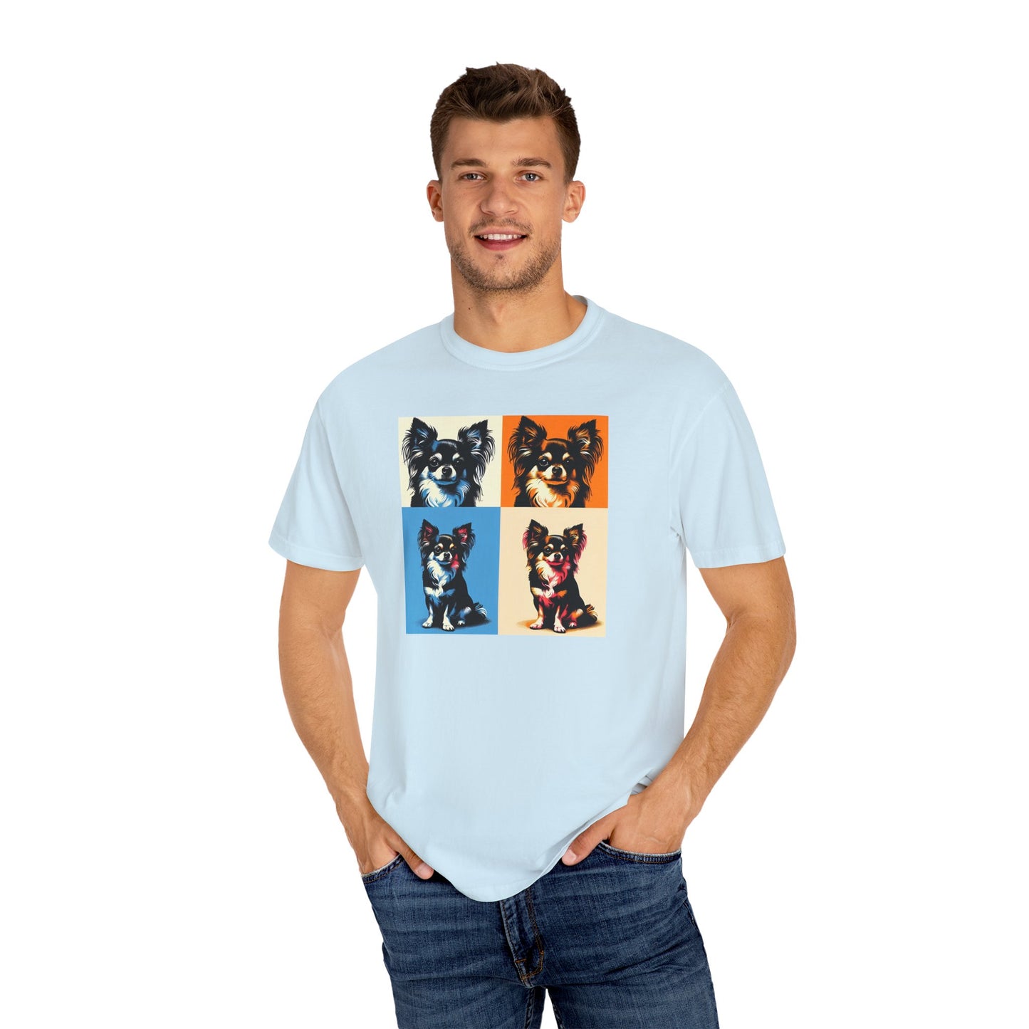 Chihuahua Pop Art Unisex T-shirt - Colorful Graphic Tee for Dog Lovers