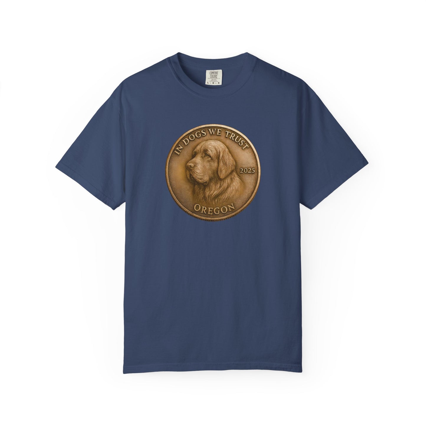 Oregon State Coin T-Shirt Collection - Proud Dog Breed Illustrations