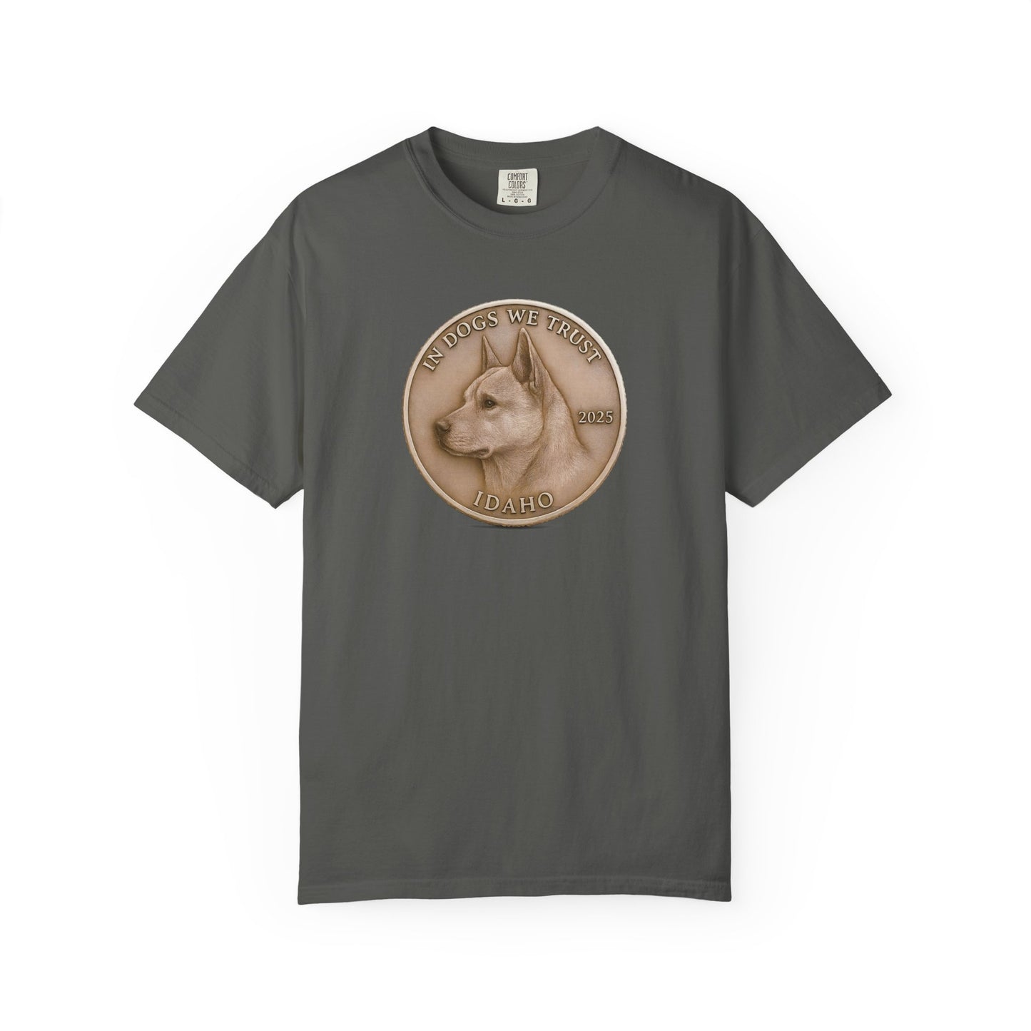 Idaho State Coin T-Shirt Collection - Proud Dog Breed Illustrations
