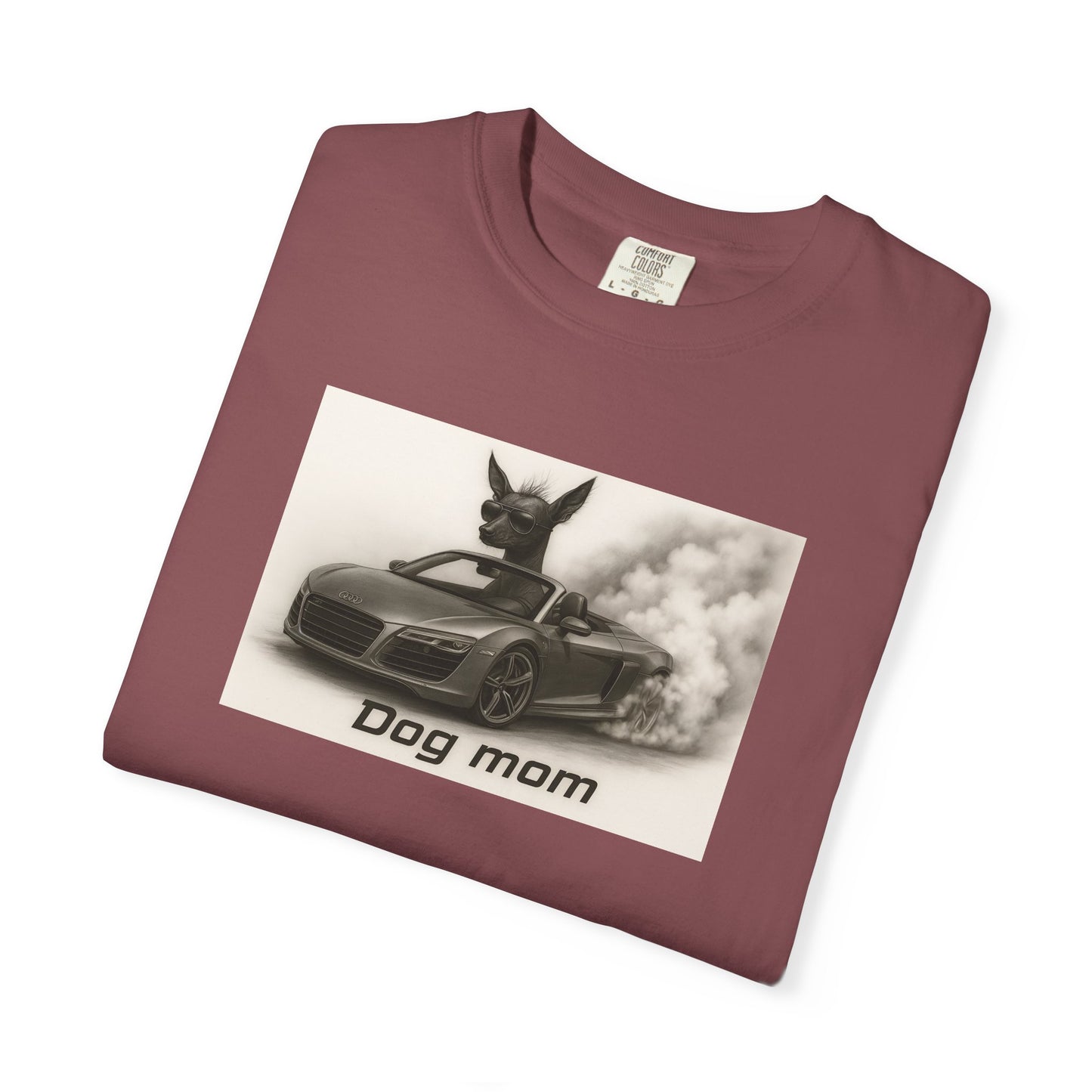 Dog Mom - Mexican Hairless - “Cool Dogs in Cool Cars” T-Shirt Collection! 🐶🚗