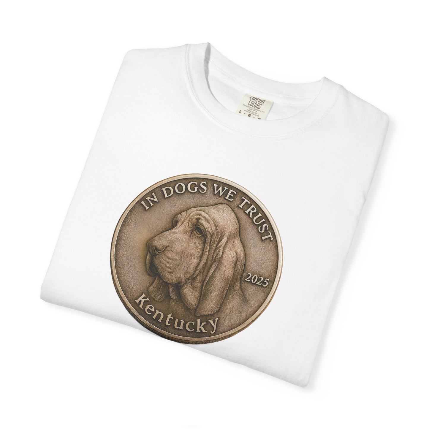 Kentucky State Coin T-Shirt Collection - Proud Dog Breed Illustrations