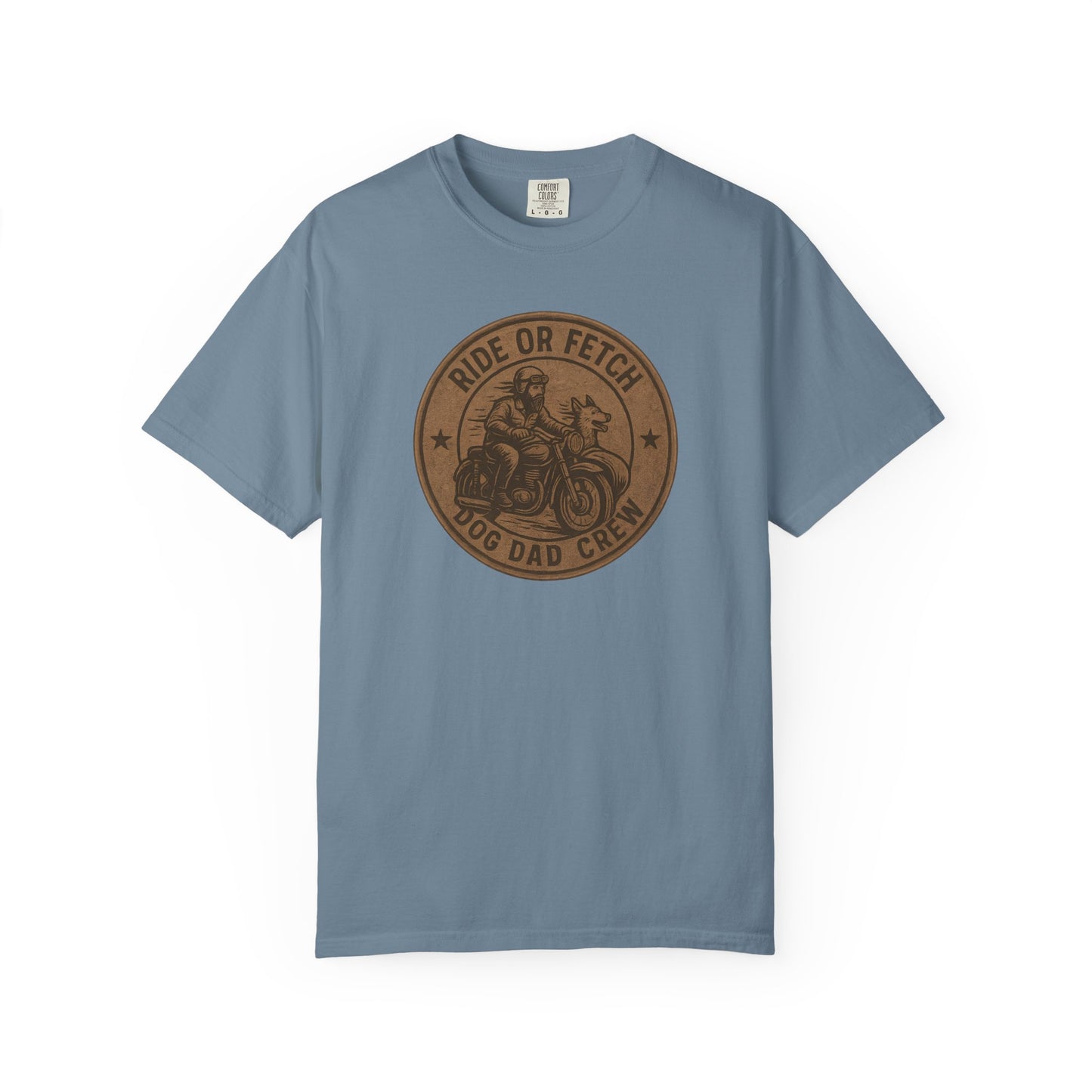 Dog Dad T-Shirt, Ride or Fetch Unisex Tee, Funny Dog Lover Gift, Pet Owner Apparel, Gifts for Father's Day, Casual Wear