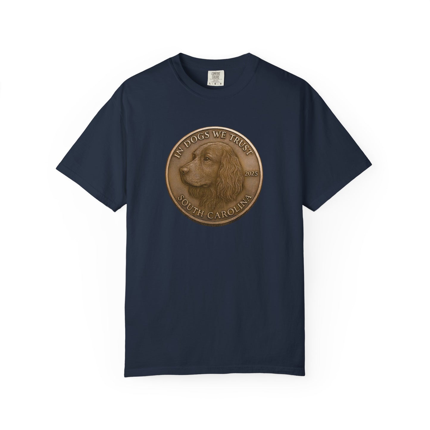 South Carolina State Coin T-Shirt Collection - Proud Dog Breed Illustrations