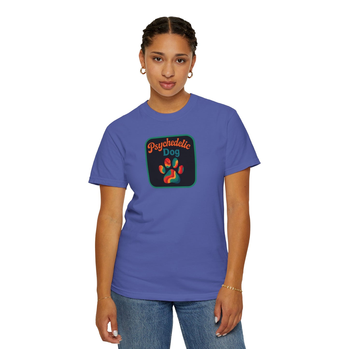 Psychedelic Dog T-shirt