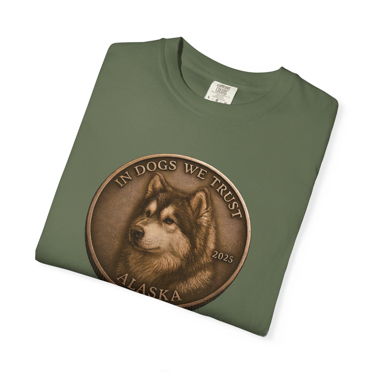 Alaska State Coin T-Shirt Collection - Proud Dog Breed Illustrations