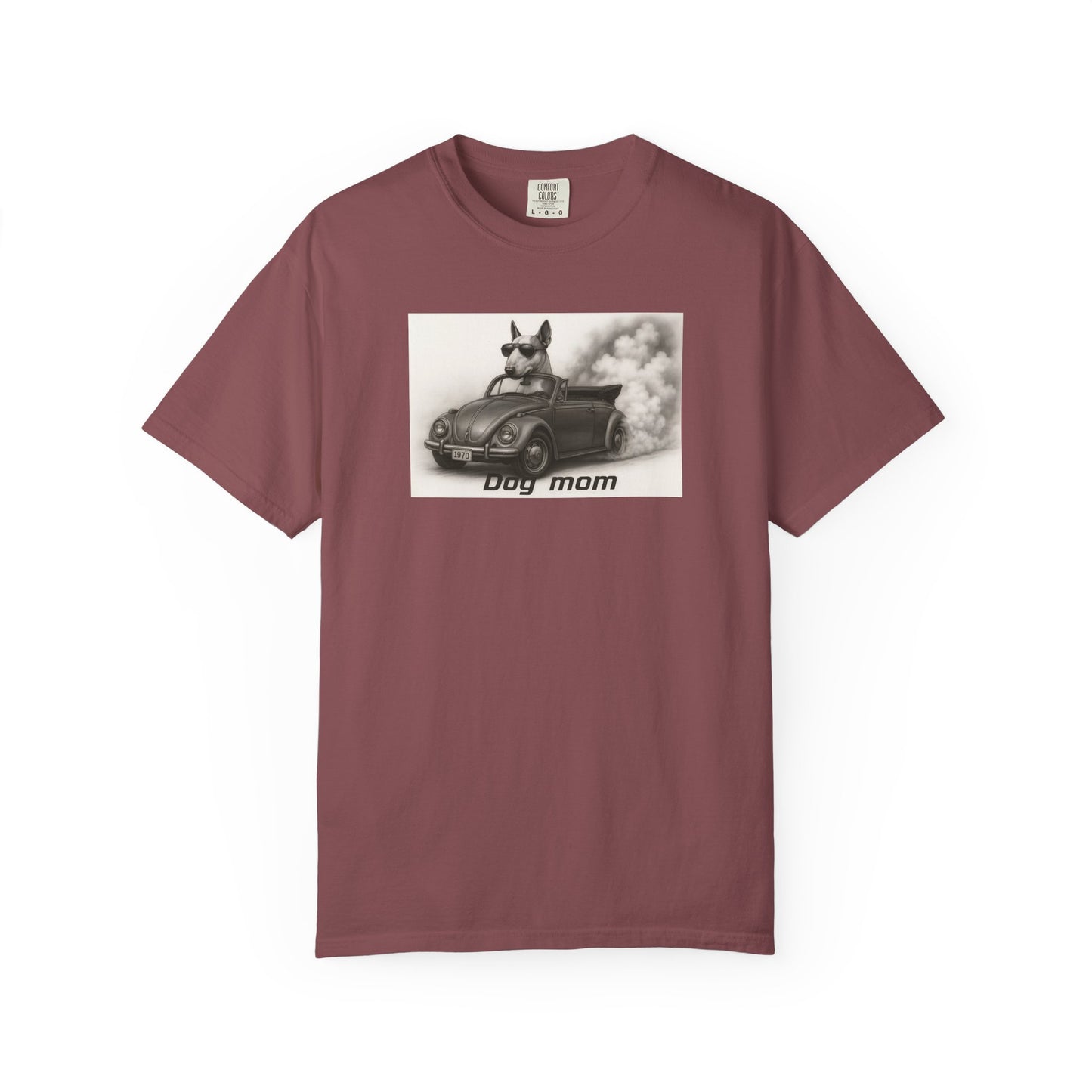 Dog Mom - Bull Terrier - “Cool Dogs in Cool Cars” T-Shirt Collection! 🐶🚗