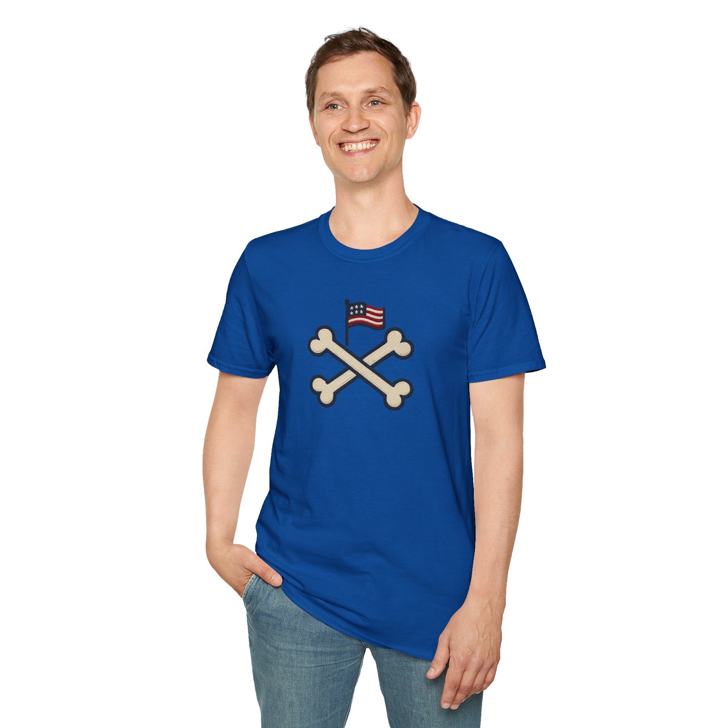 Patriotic Unisex T-Shirt with Flag Design, USA Pride Shirt, Everyday Wear, 4th of July Gift, Casual Style, American Flag Tee