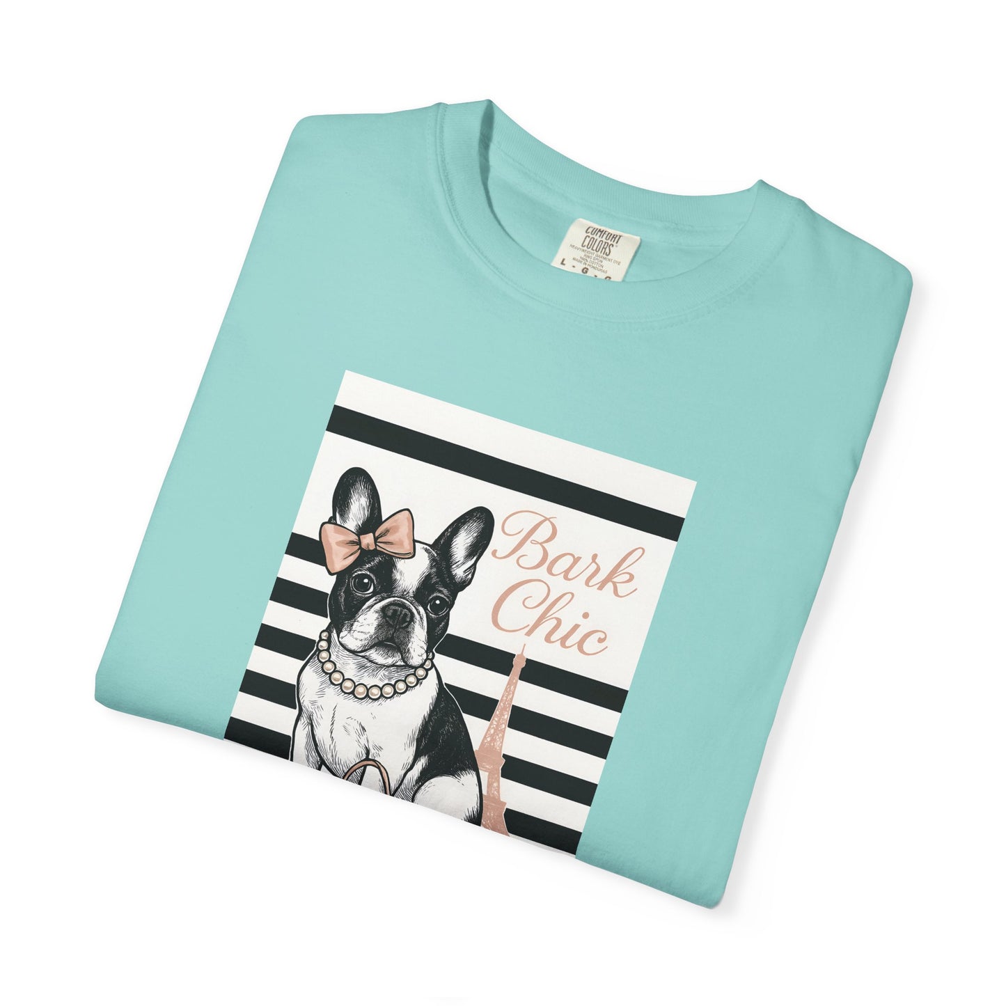 Chic Dog Lover T-shirt, Bark Chic Tee, Unisex Graphic Shirt, Pet Lover Gift, Comfortable Everyday Wear, Cute Animal Apparel