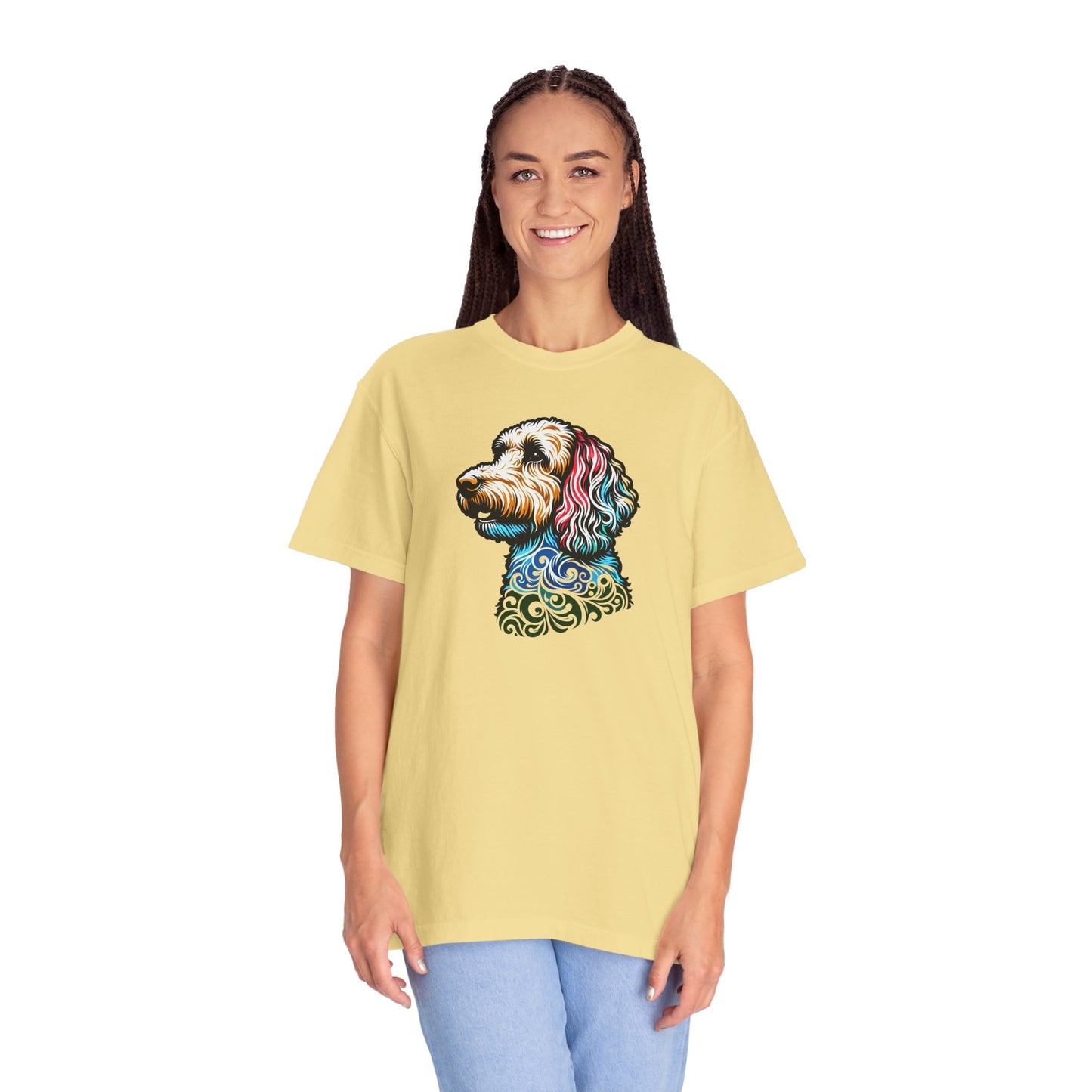 Labradoodle Love Tee – Color Splash Edition