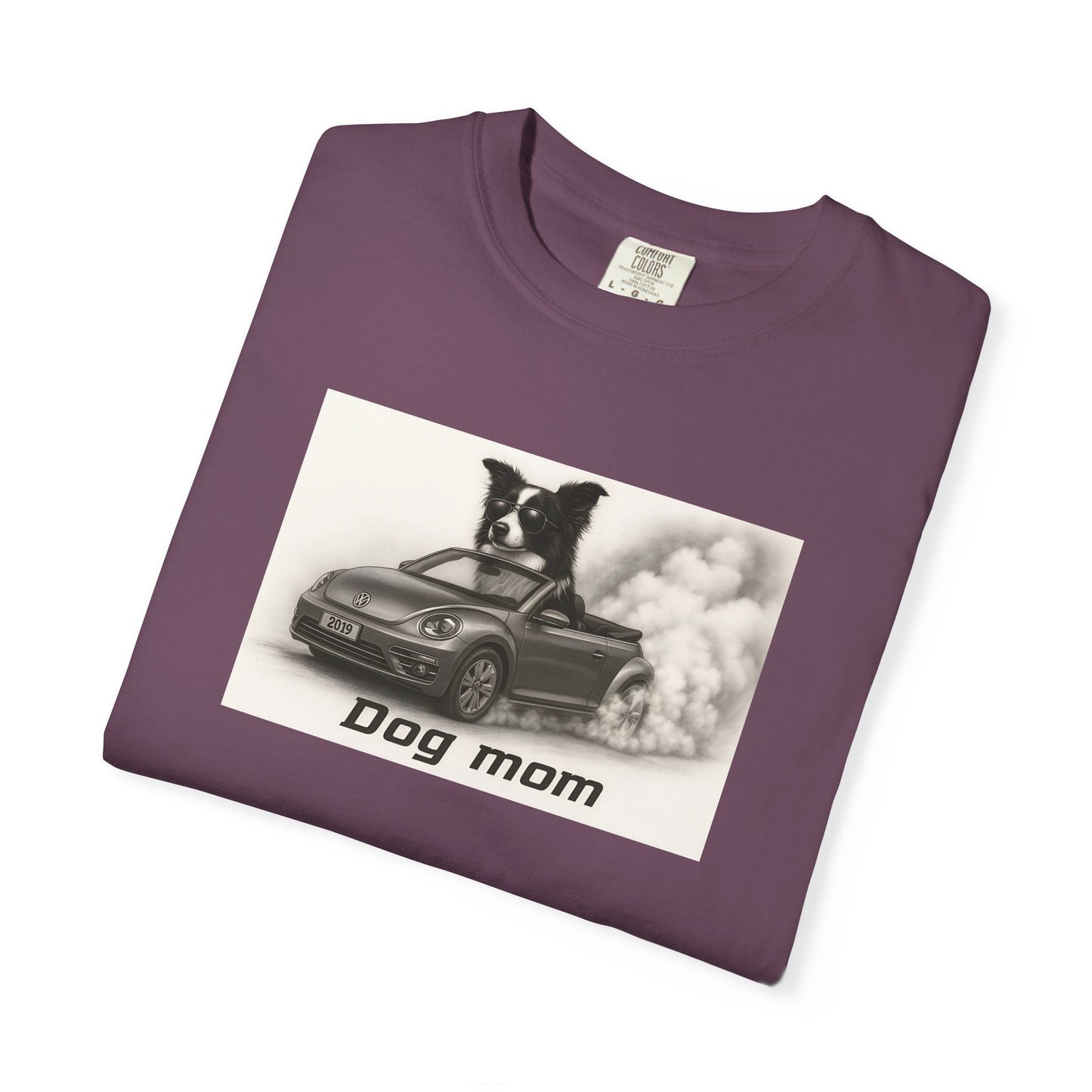 Dog Mom - Border Collie - “Cool Dogs in Cool Cars” T-Shirt Collection! 🐶🚗