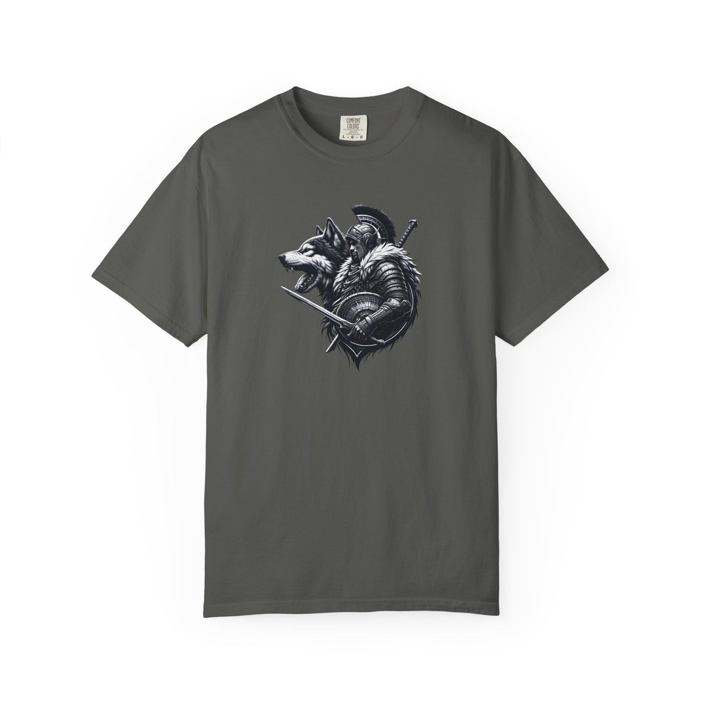 Wolf Warrior Unisex Garment-Dyed T-shirt - Perfect for Nature Lovers and Adventure Seekers