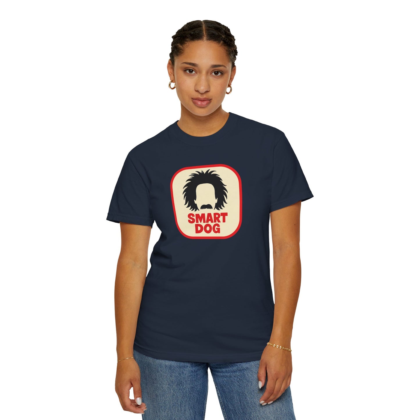 Dog Lover Graphic T-shirt - Smart Dog, Albert Einstein Design