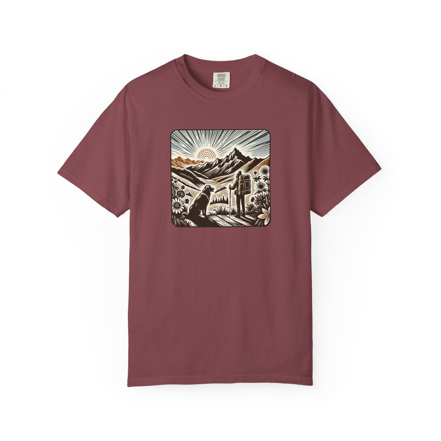 Adventure Awaits Unisex Garment-Dyed T-Shirt