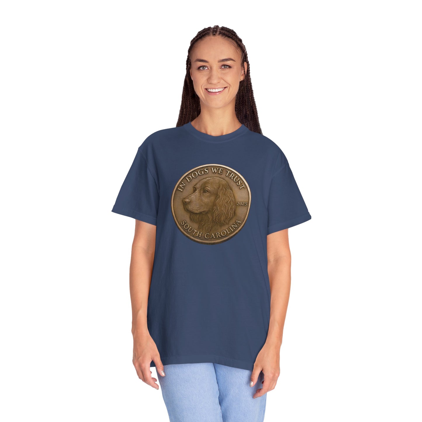 South Carolina State Coin T-Shirt Collection - Proud Dog Breed Illustrations