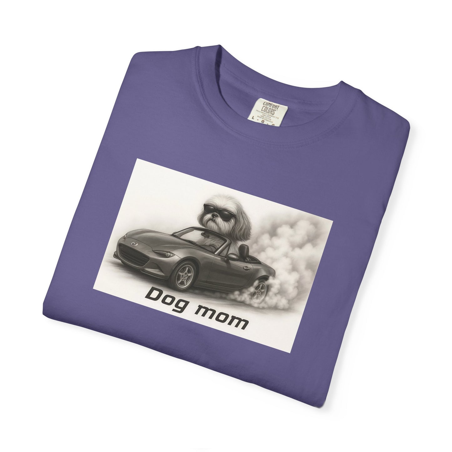 Dog Mom - Shih Tzu - “Cool Dogs in Cool Cars” T-Shirt Collection! 🐶🚗