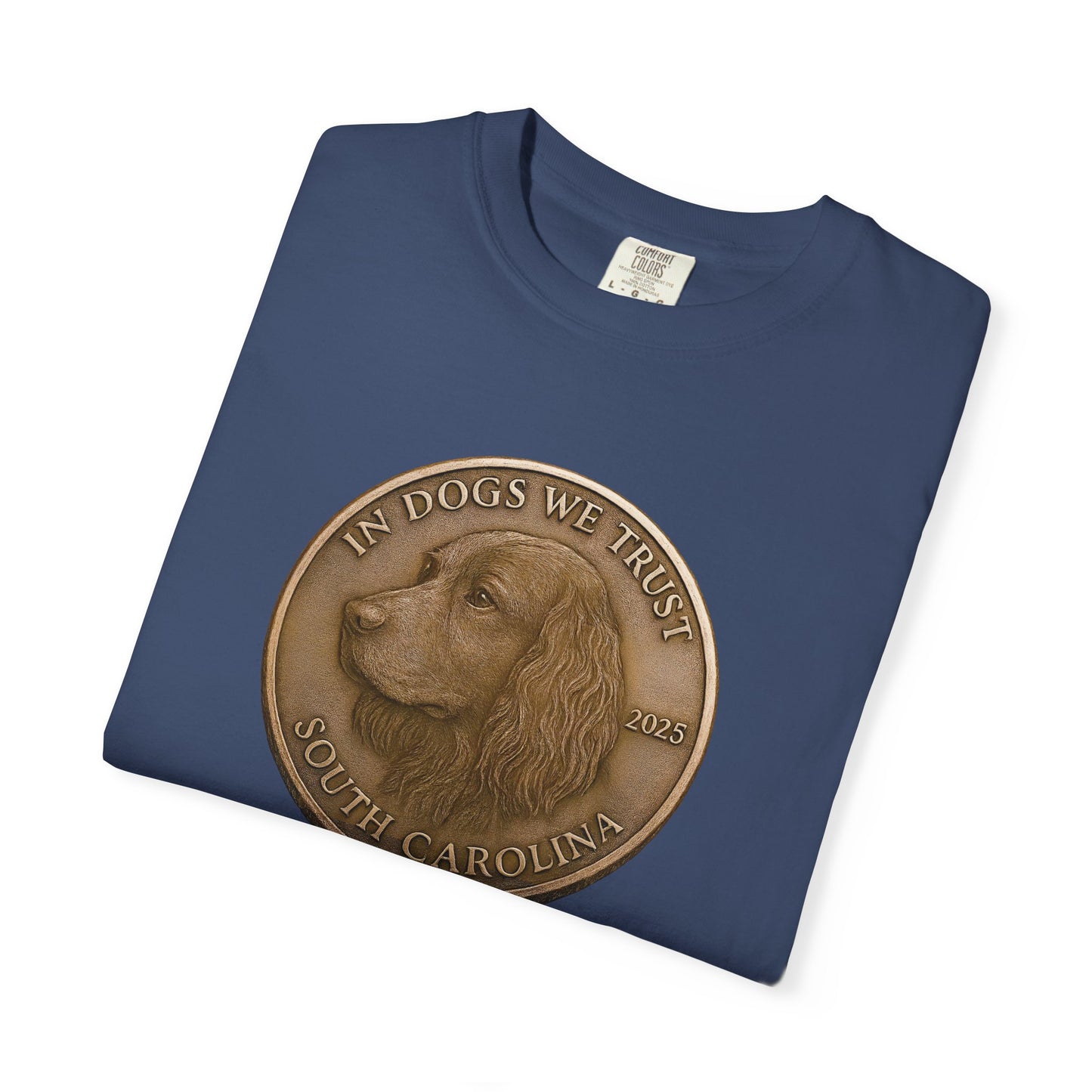 South Carolina State Coin T-Shirt Collection - Proud Dog Breed Illustrations