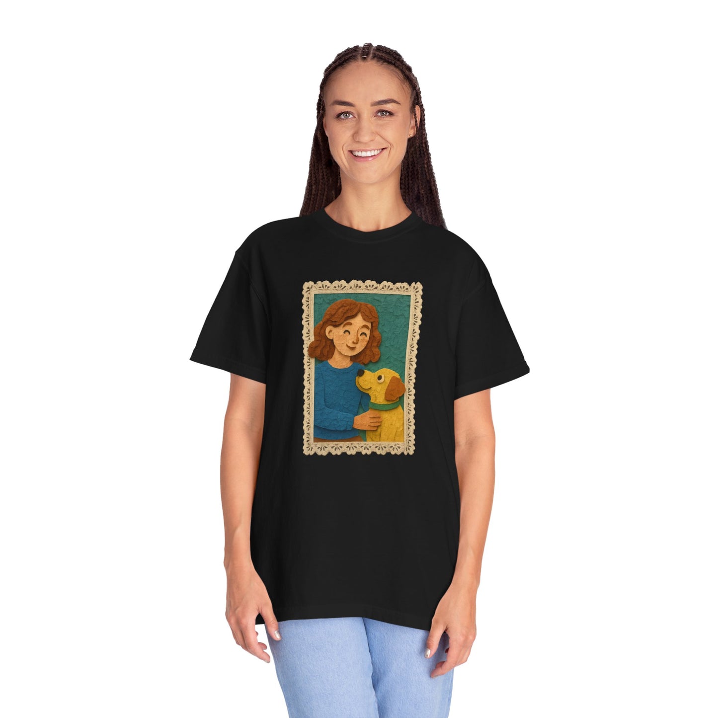 Dog Mom T-shirt - Unisex Garment-Dyed Tee for Pet Lovers