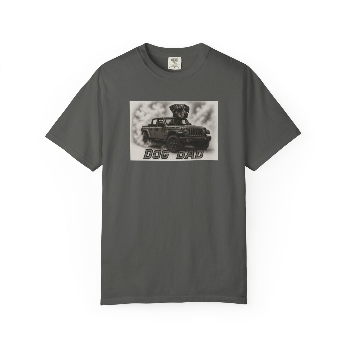 Dog Dad - Catahoula - Cool Dogs in Cool Cars T-Shirt Collection | Funny Dog Lover Apparel for Men