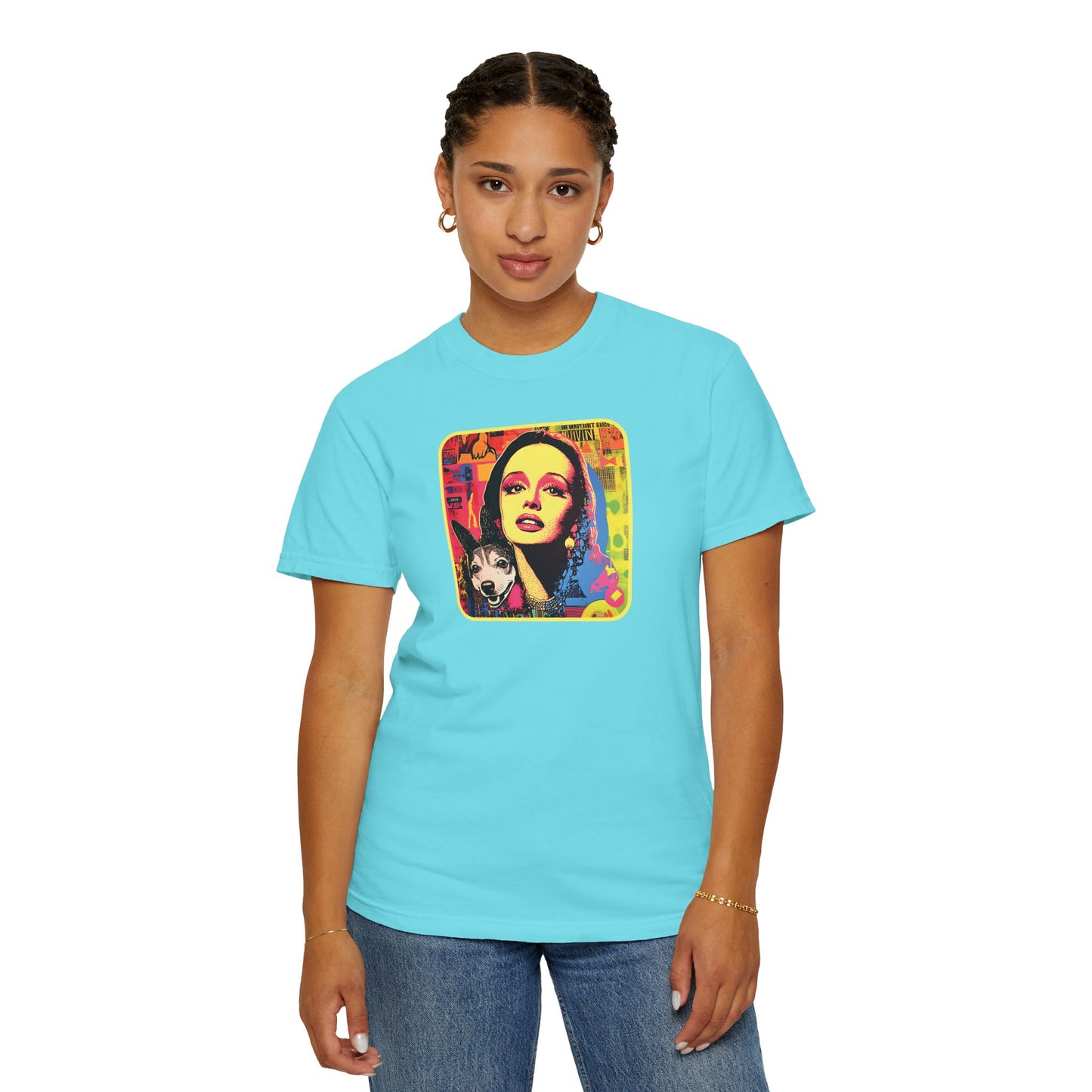 Pop Art Mom and Dog T-Shirt