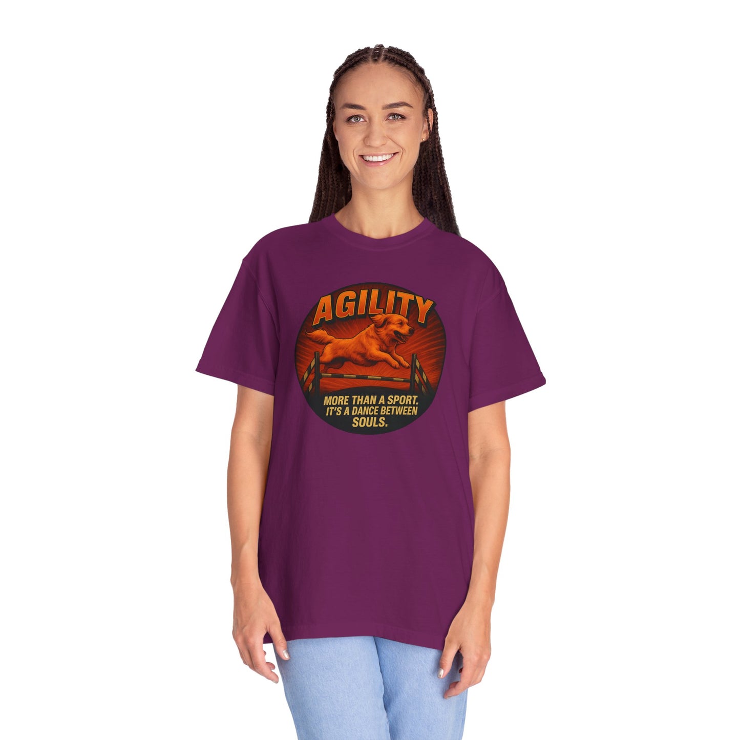 Agility Dog Sport Unisex Garment-Dyed T-Shirt