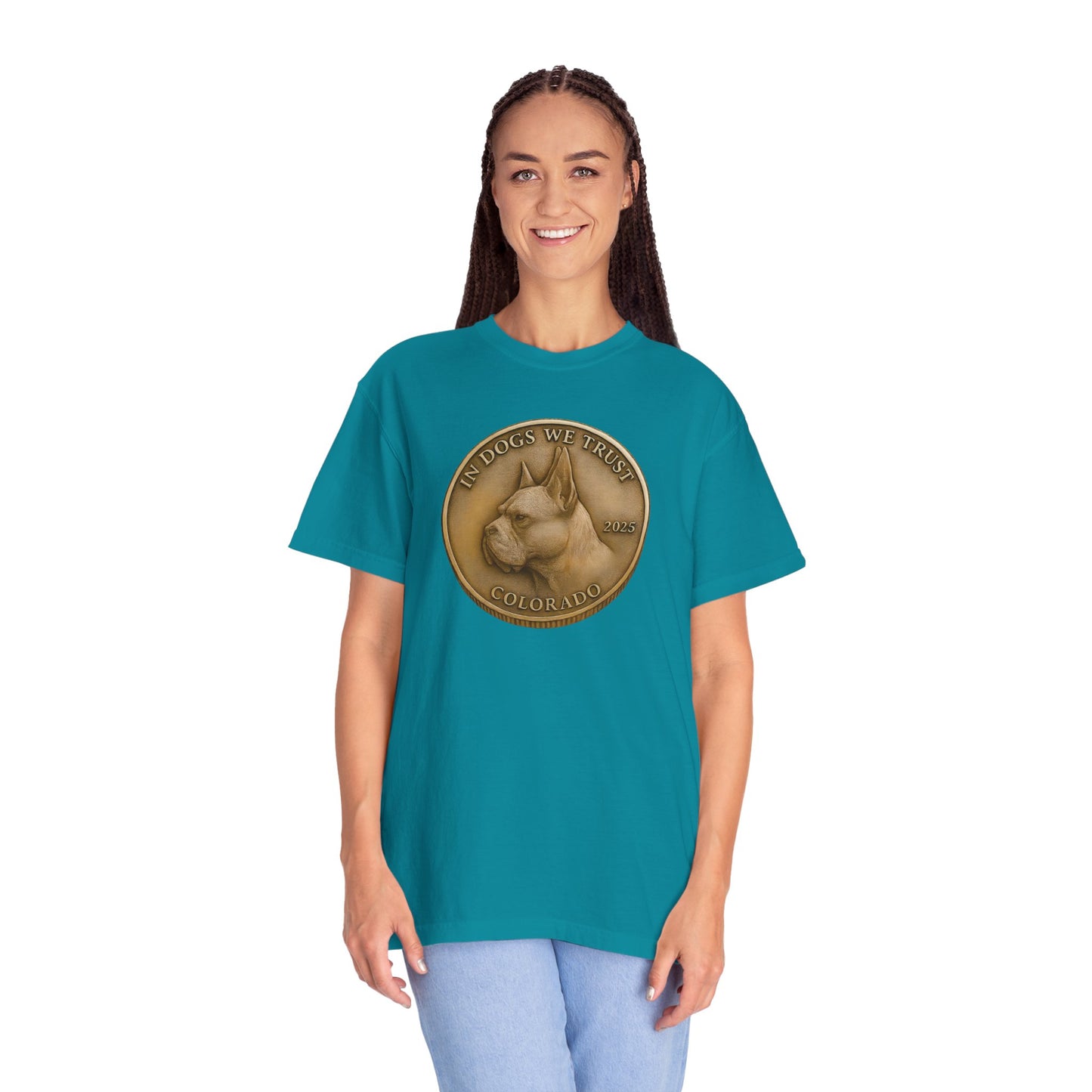 Colorado State Coin T-Shirt Collection - Proud Dog Breed Illustrations